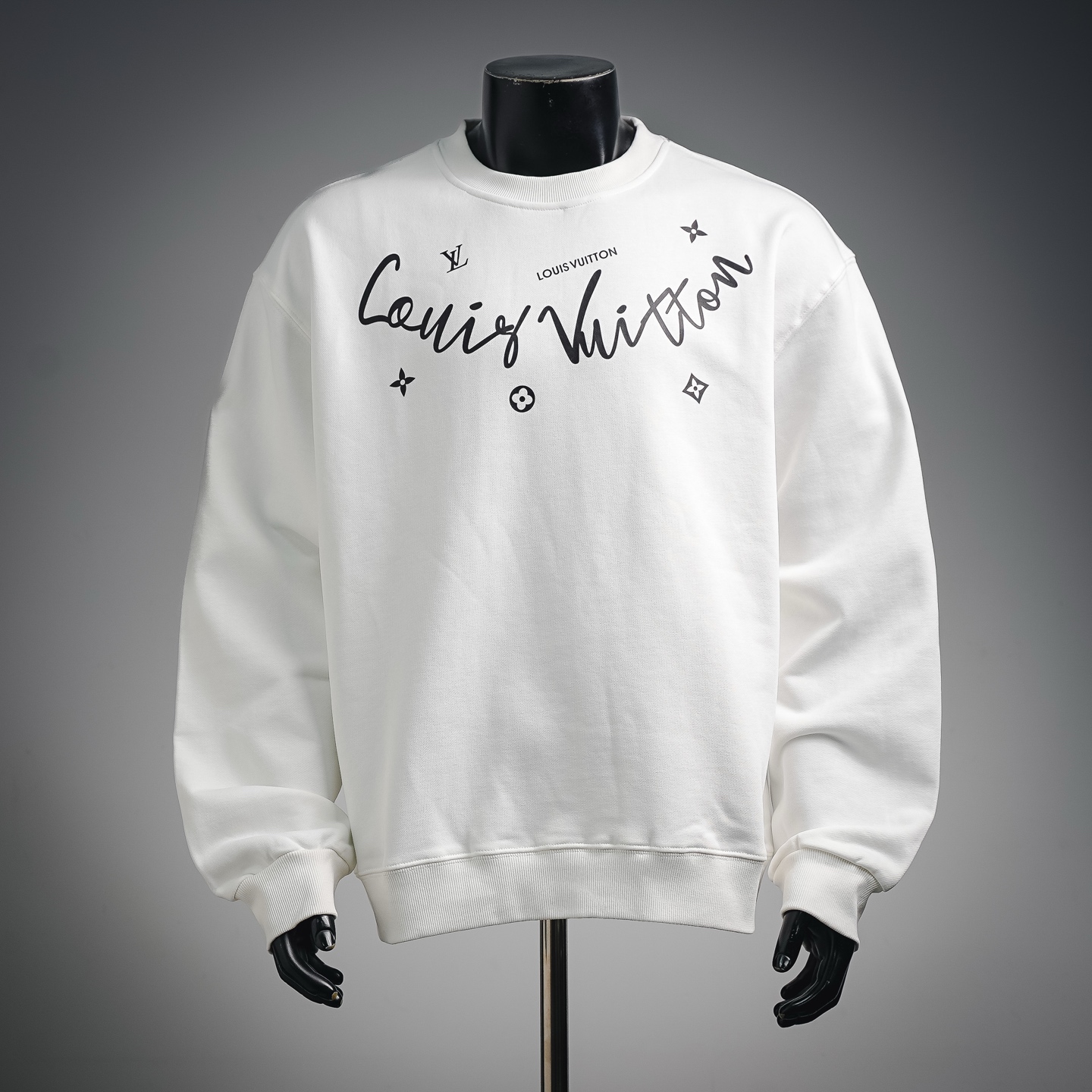 Louis letter printed sweatshirt