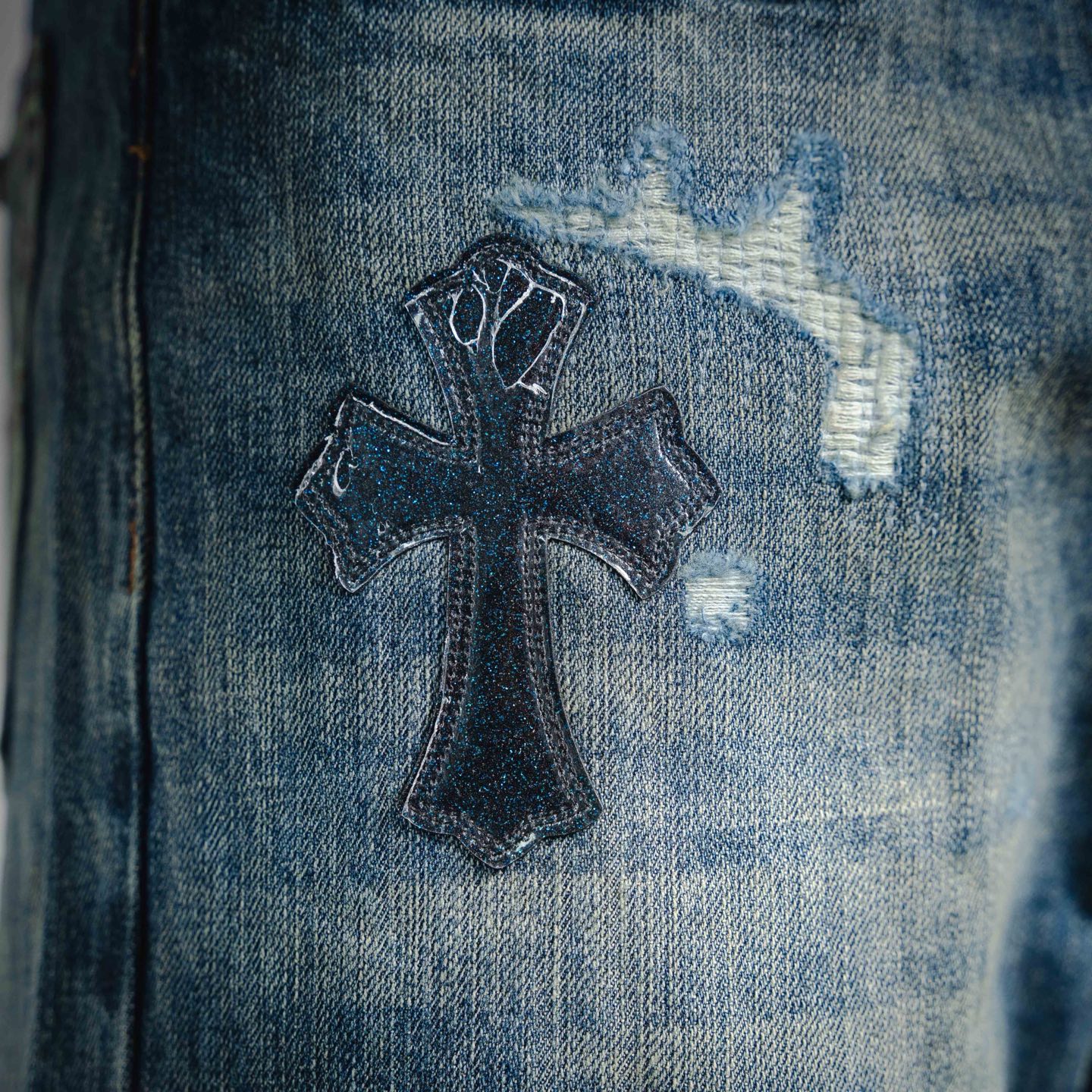 Chrome washed jeans