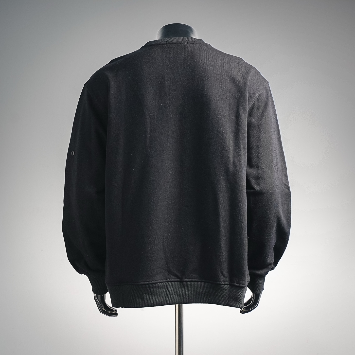 Stone logo badge sweatshirt