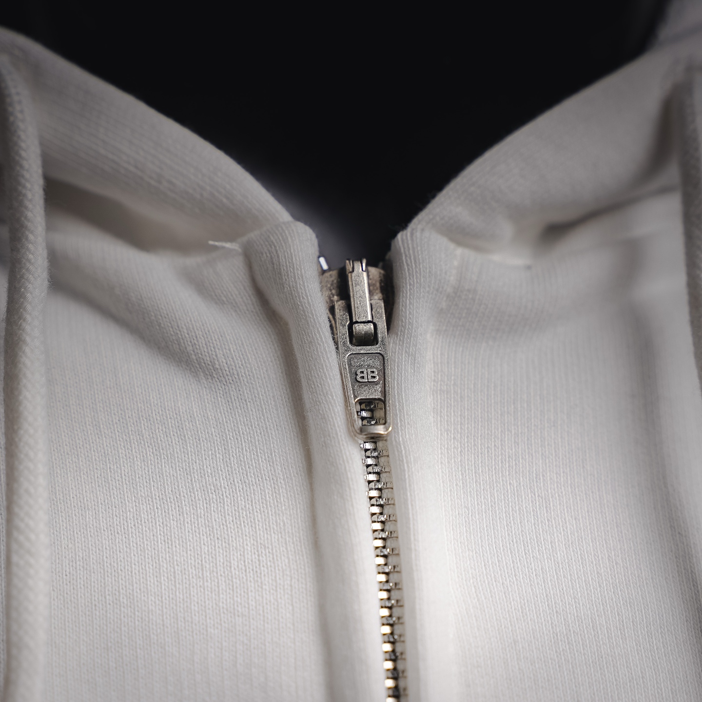 Balen zip-up printed hoodie