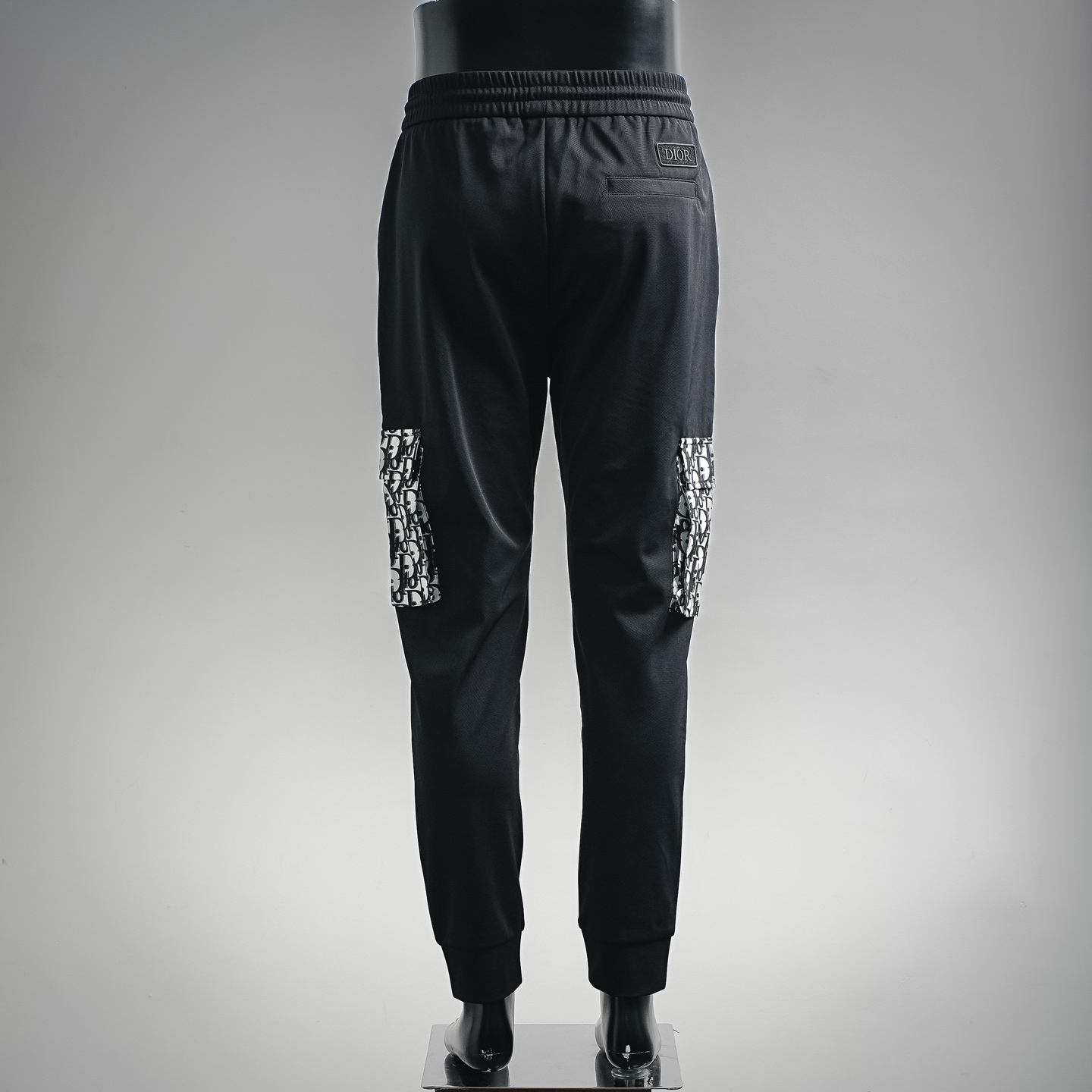 CD letter embroidered pants