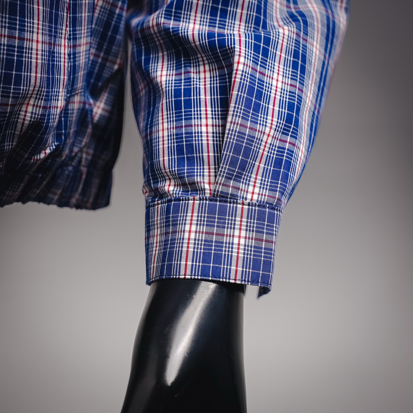 Miu embroidered plaid jacket