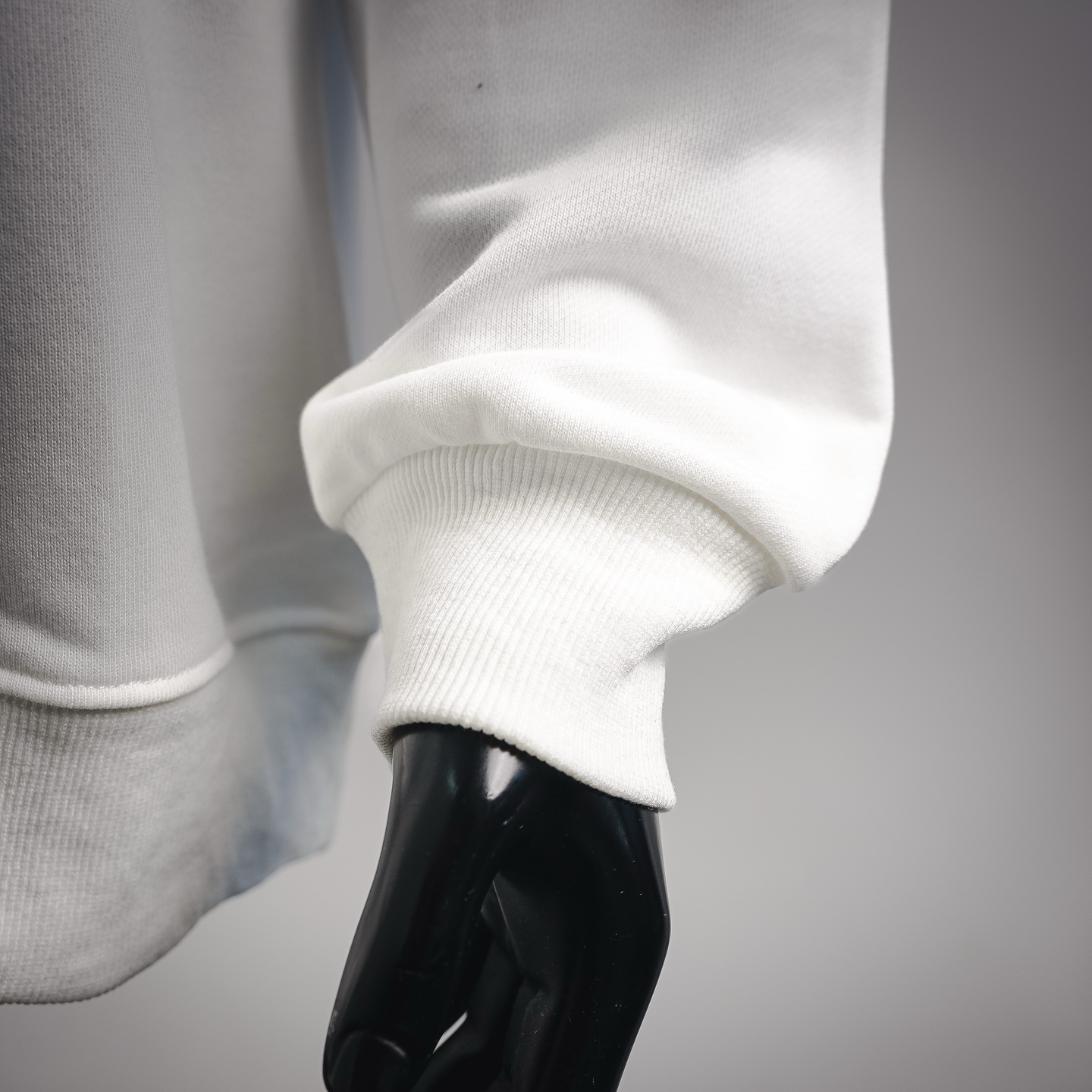 Stone relaxed minimal sweatshirt