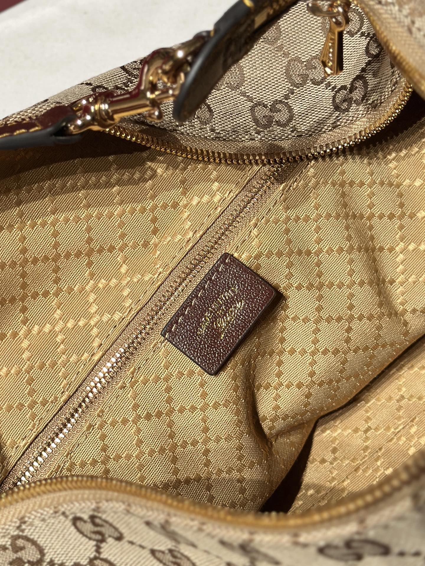Guc Brera Monogram Hobo Bag