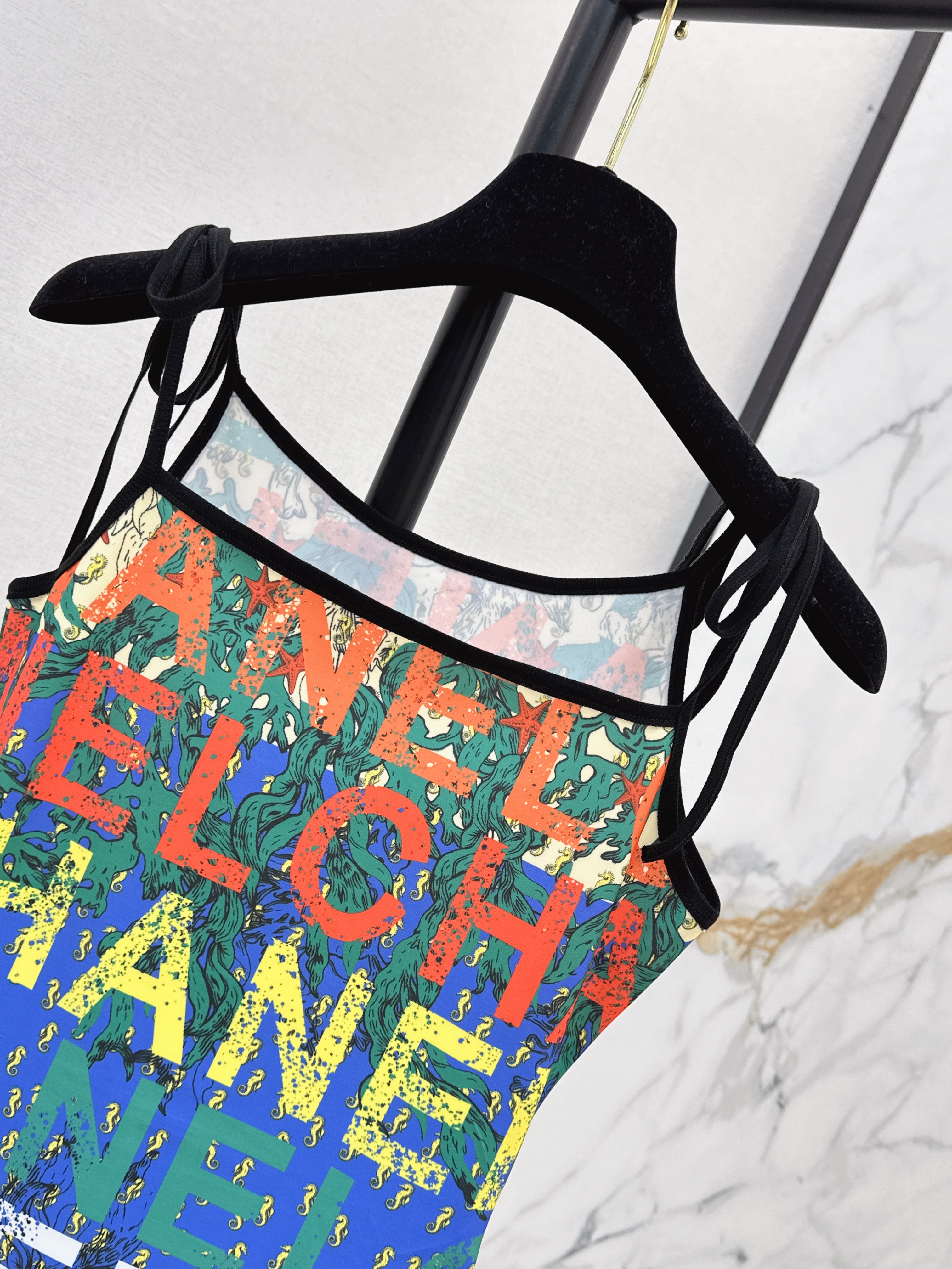 Chan 26ss tie-strap swimsuit