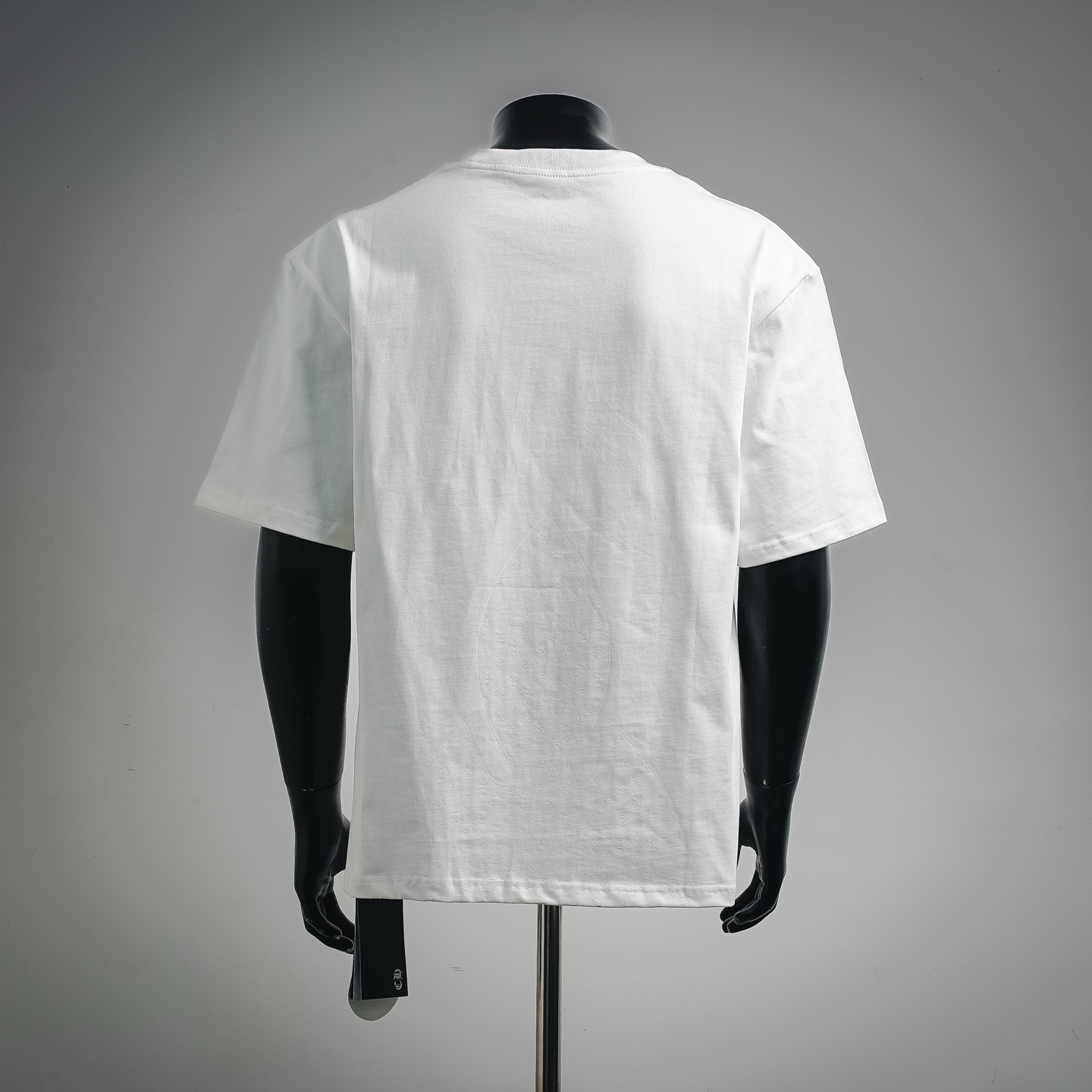 Chrome hem printed t-shirt