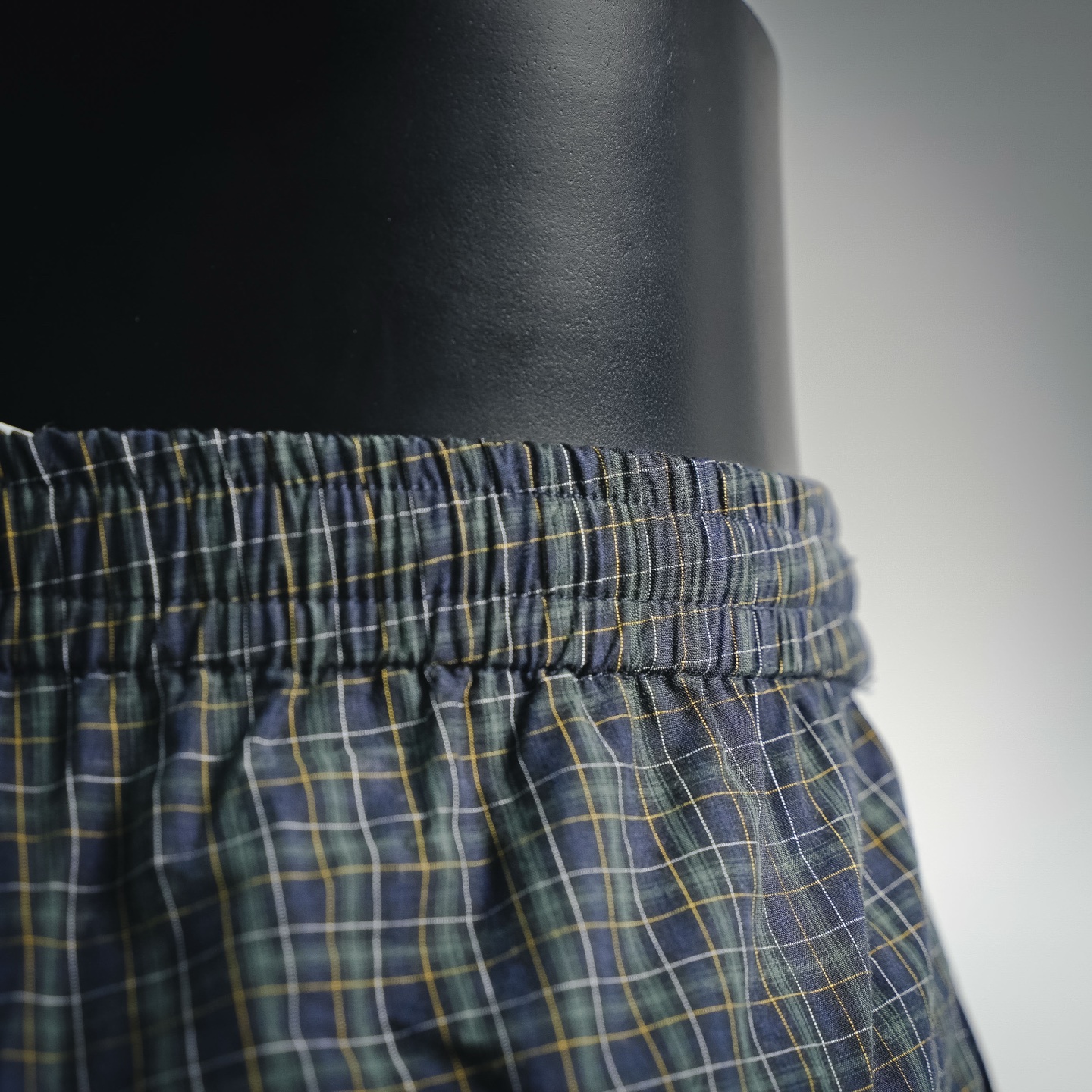 Balen plaid wide-leg pants