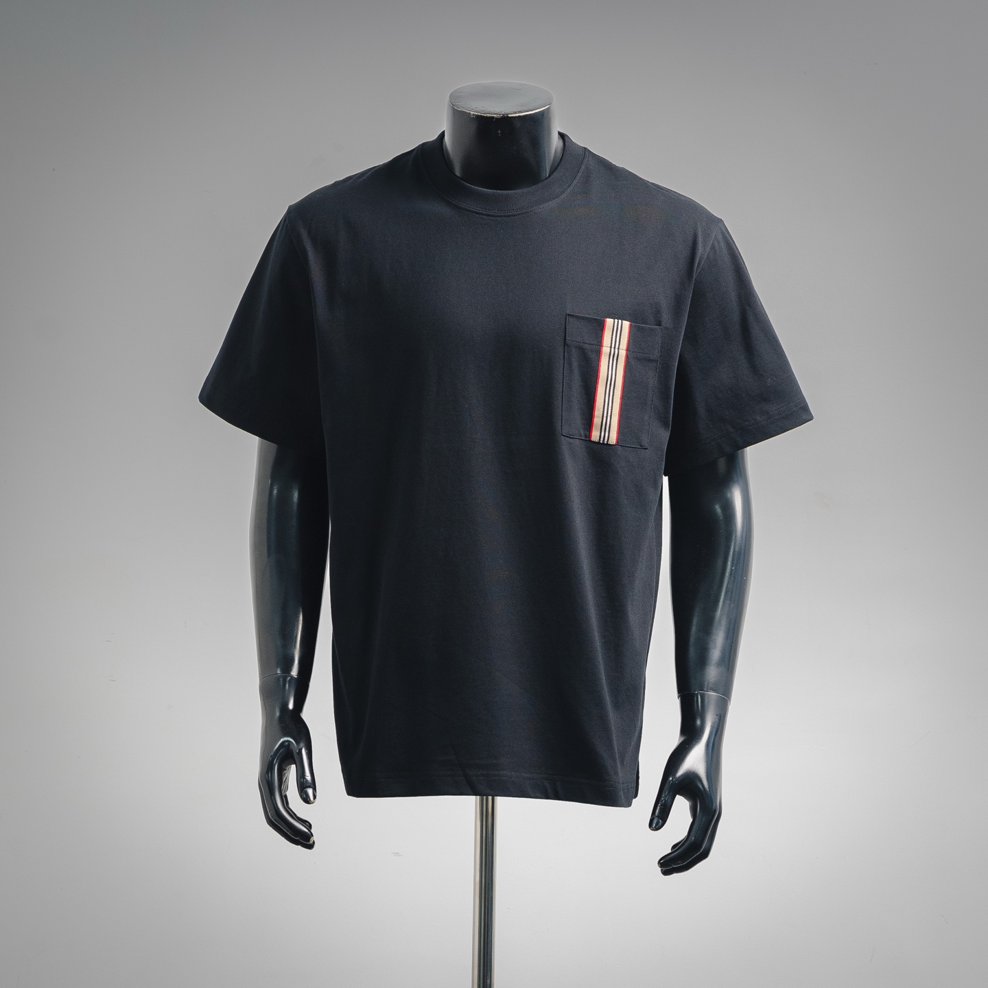 Bur striped ribbon t-shirt