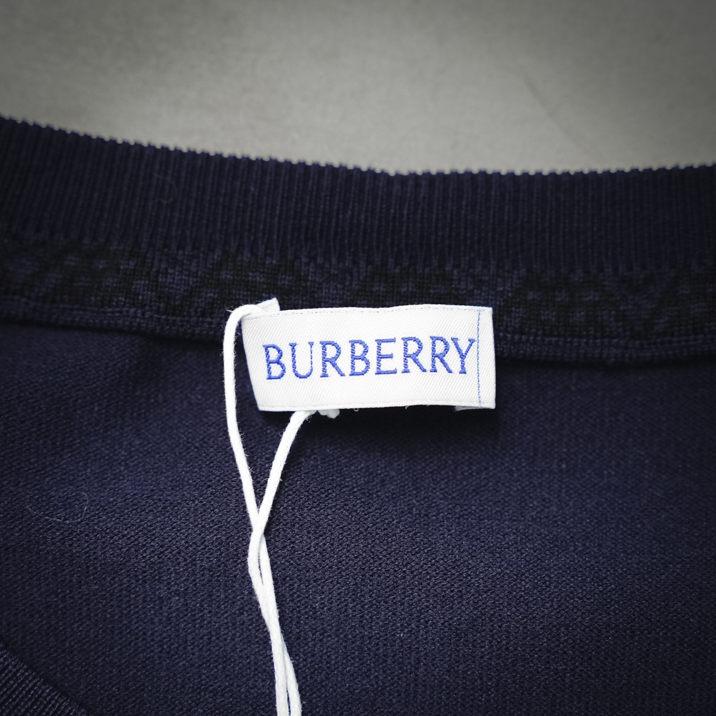 Bur knit embroidered t-shirt