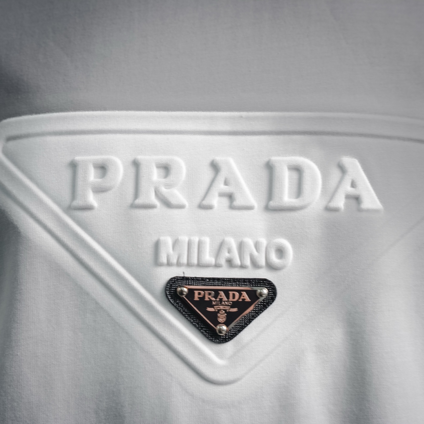 Pra casual embossed t-shirt