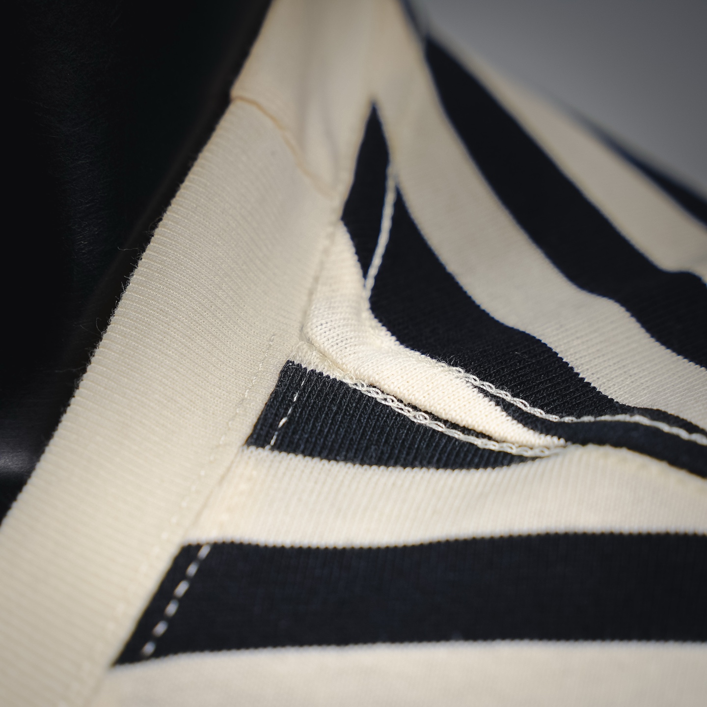 Ami striped knit sweatshirt