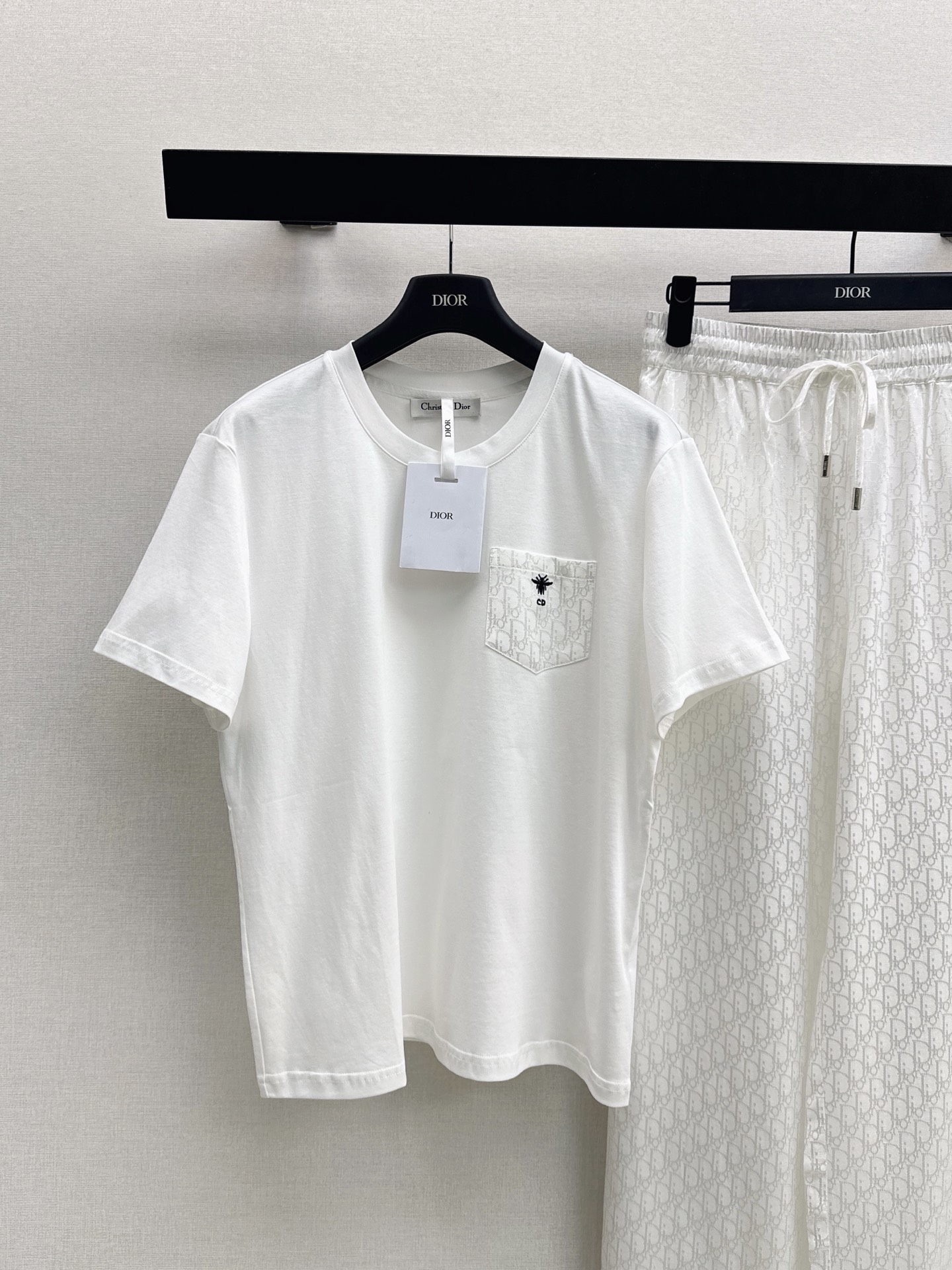CD 26ss t-shirt wide leg pants set