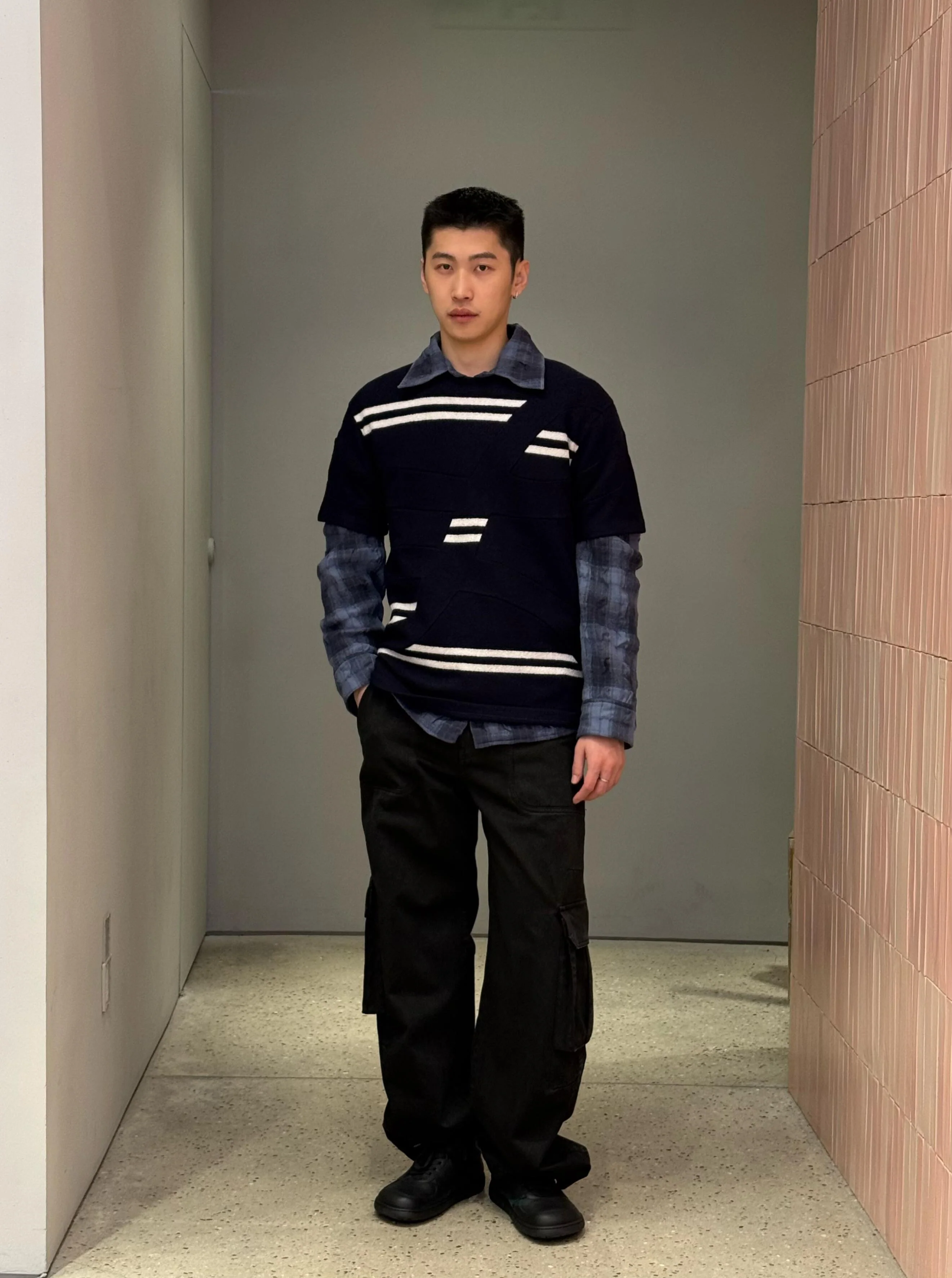 Loe striped knitted t-shirt