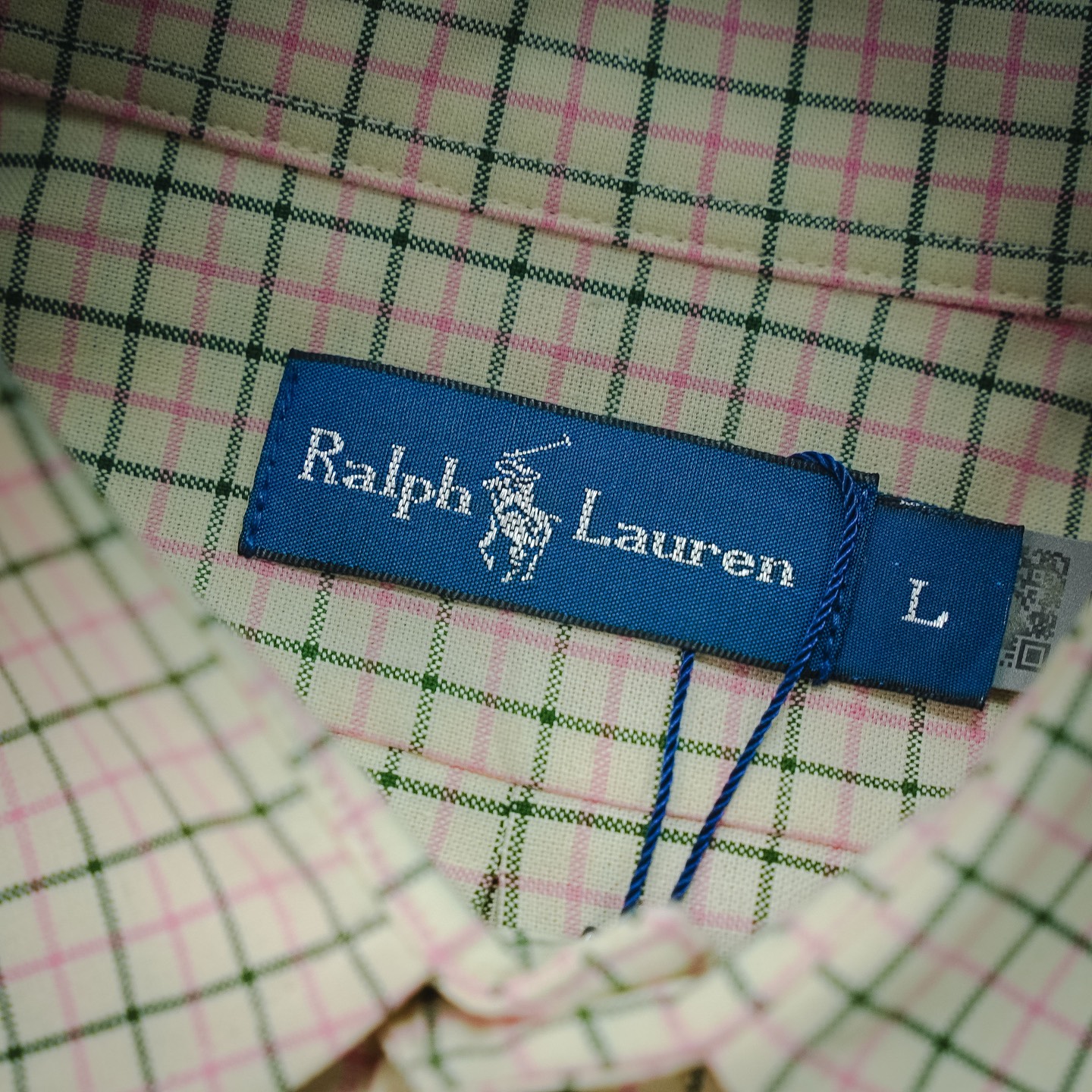 Ralph embroidered plaid shirt jacket