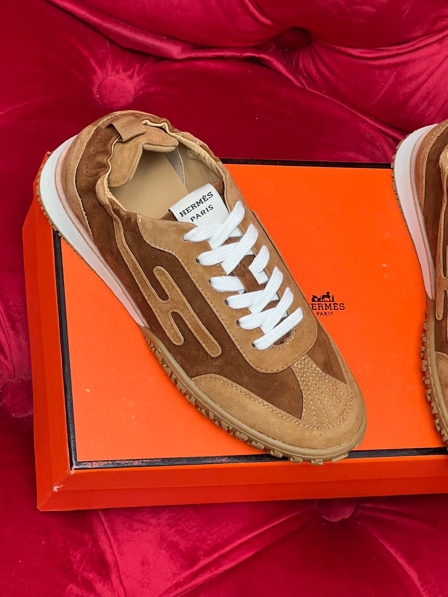 Herm suede sneakers