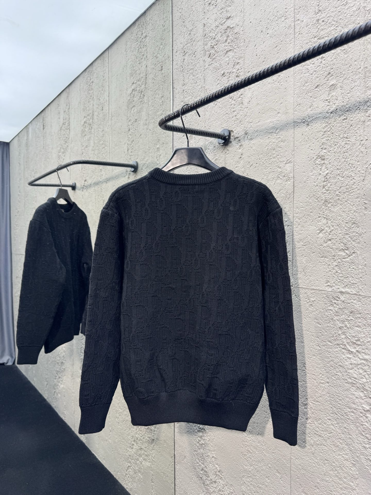 CD all-over jacquard sweater