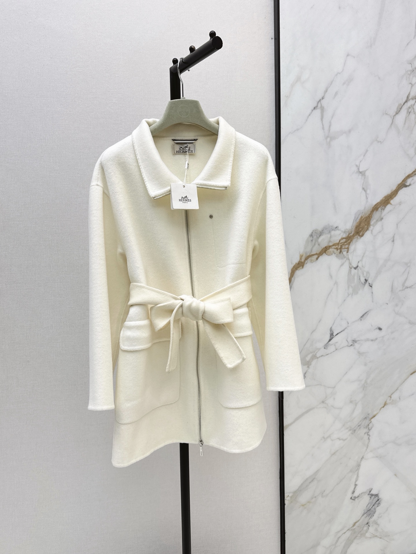 Her 26fw cashmere zipper overcoats