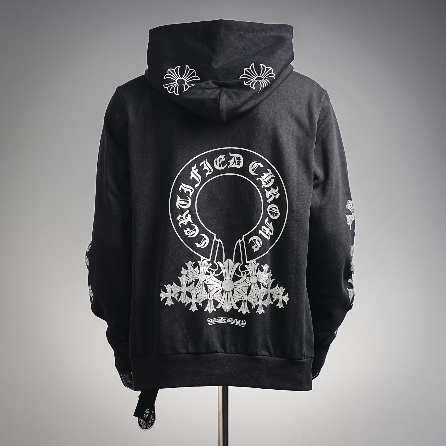 Chrome printed hoodie