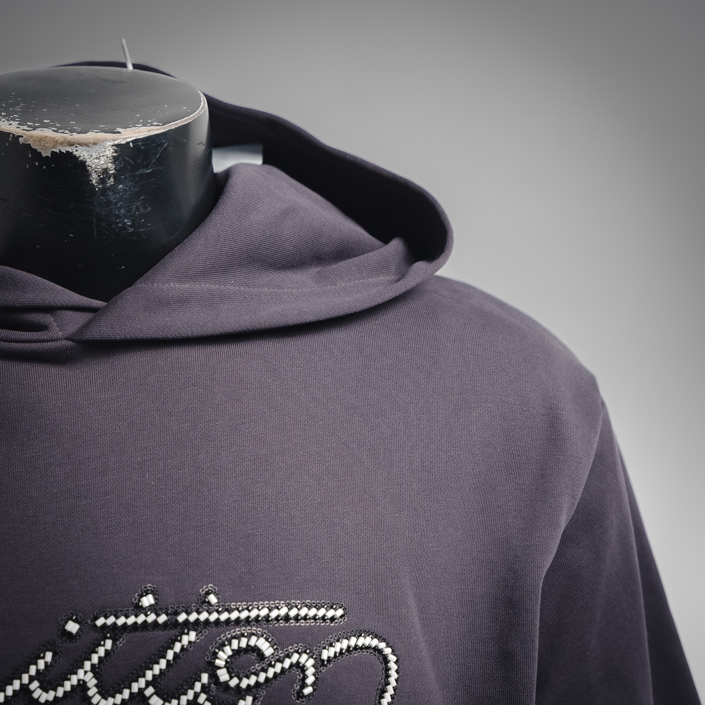 Louis beaded embroidered hoodie