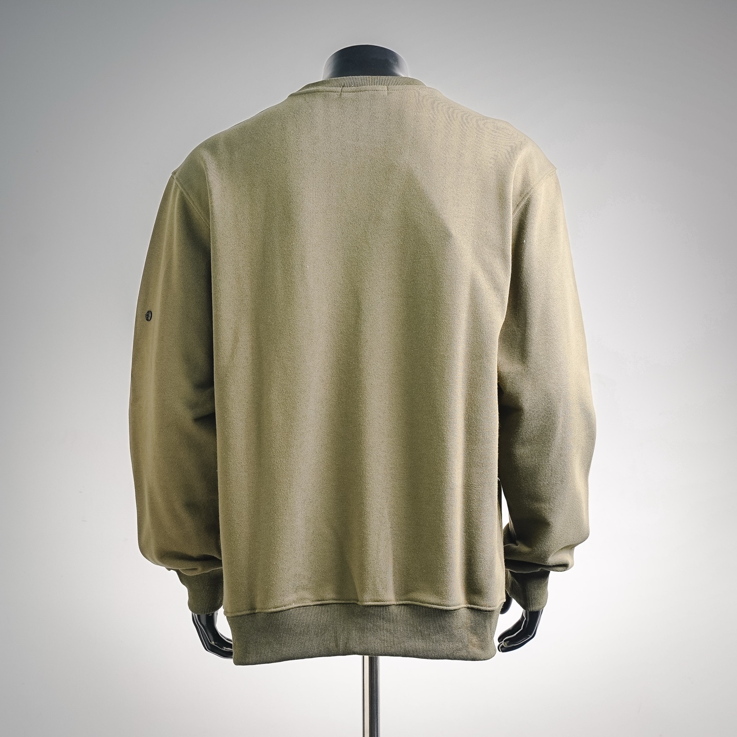 Stone logo badge sweatshirt