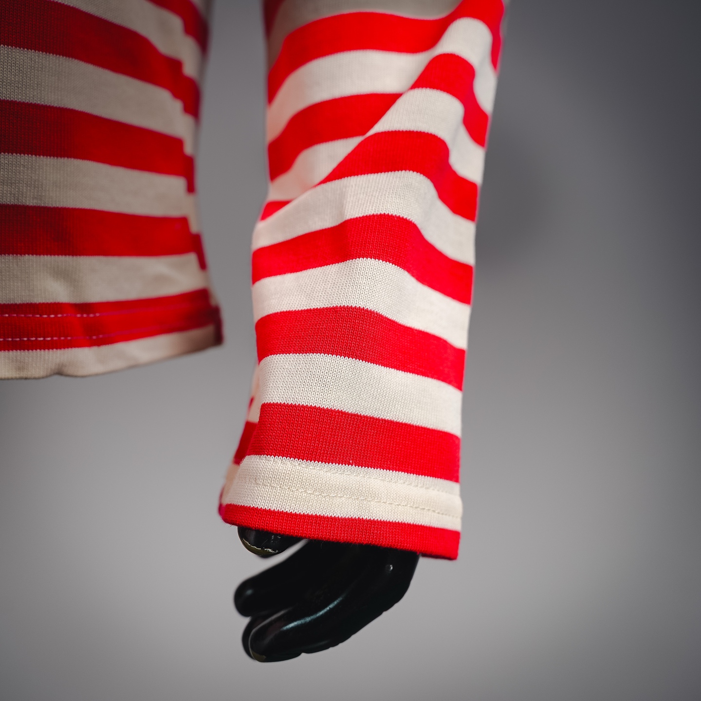 Ami striped knit sweatshirt