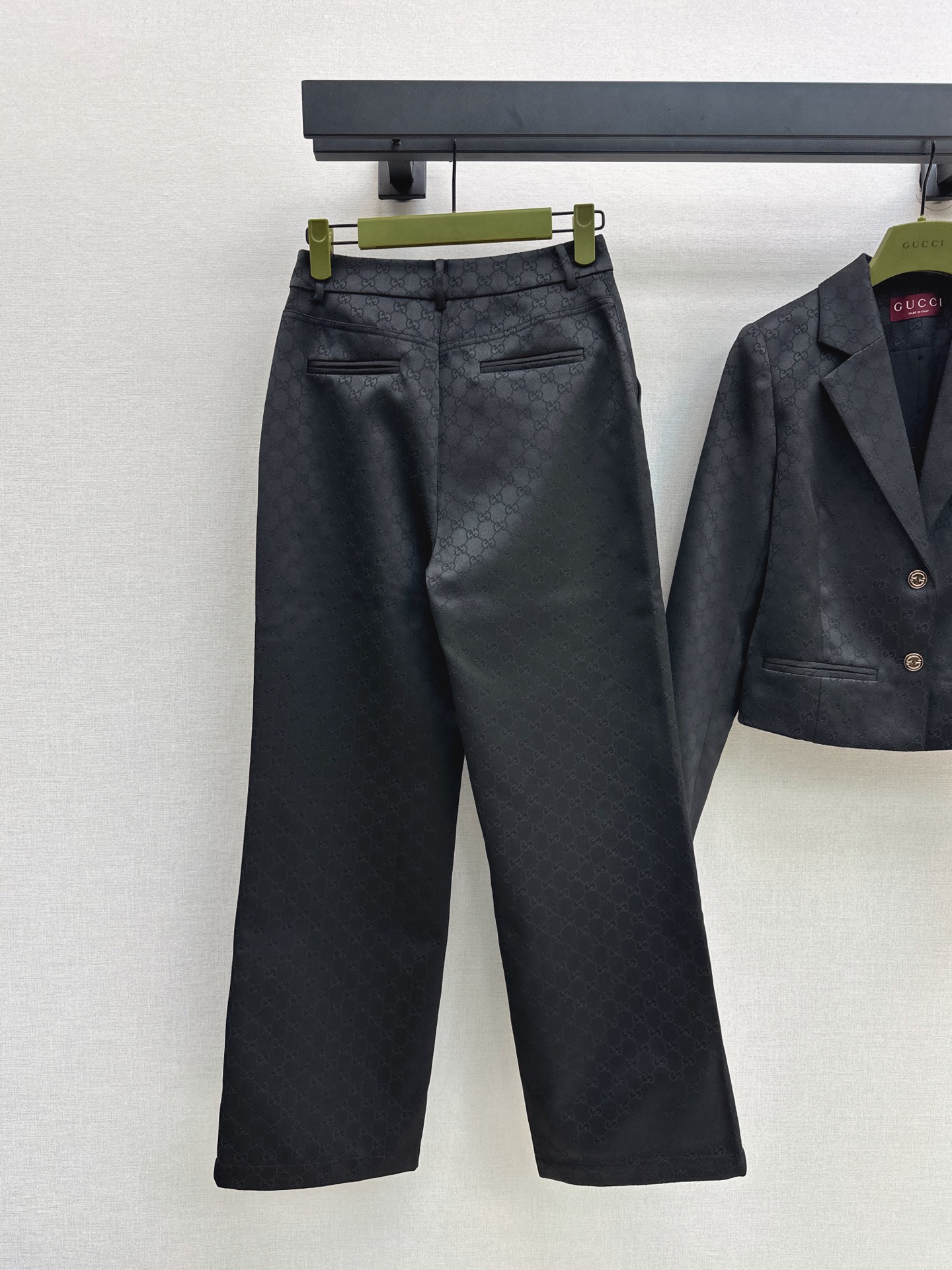 Guc 26fw jacquard jacket pants sets