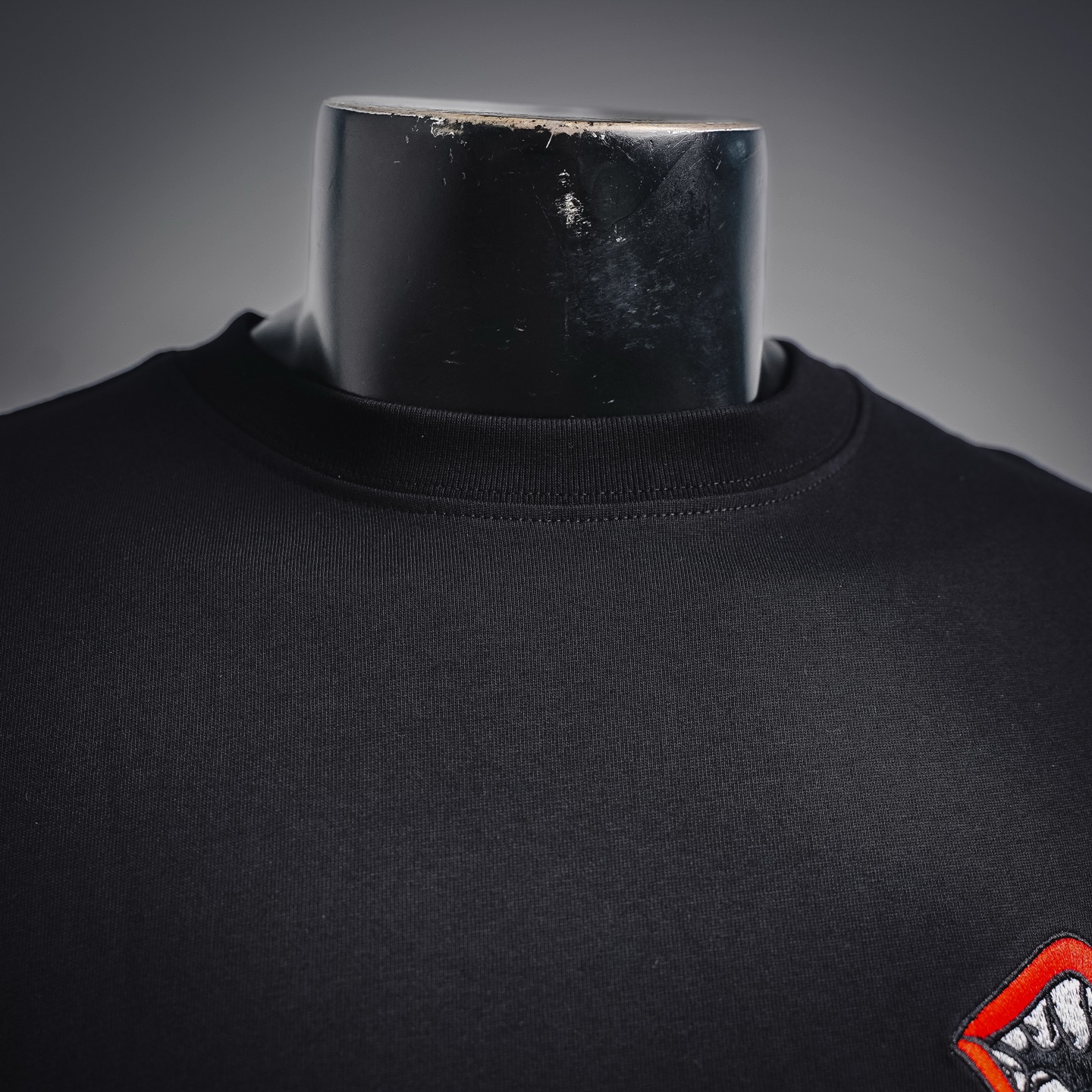 Chrome applique sweatshirt