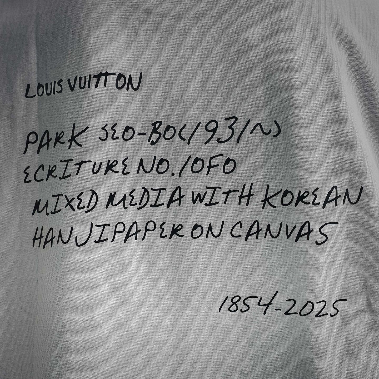 Louis slogan print t-shirt