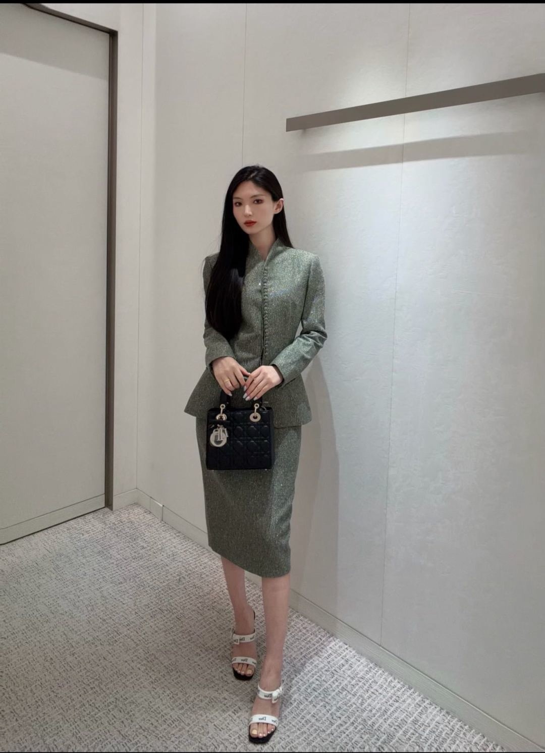 CD 26fw stand collar blazer