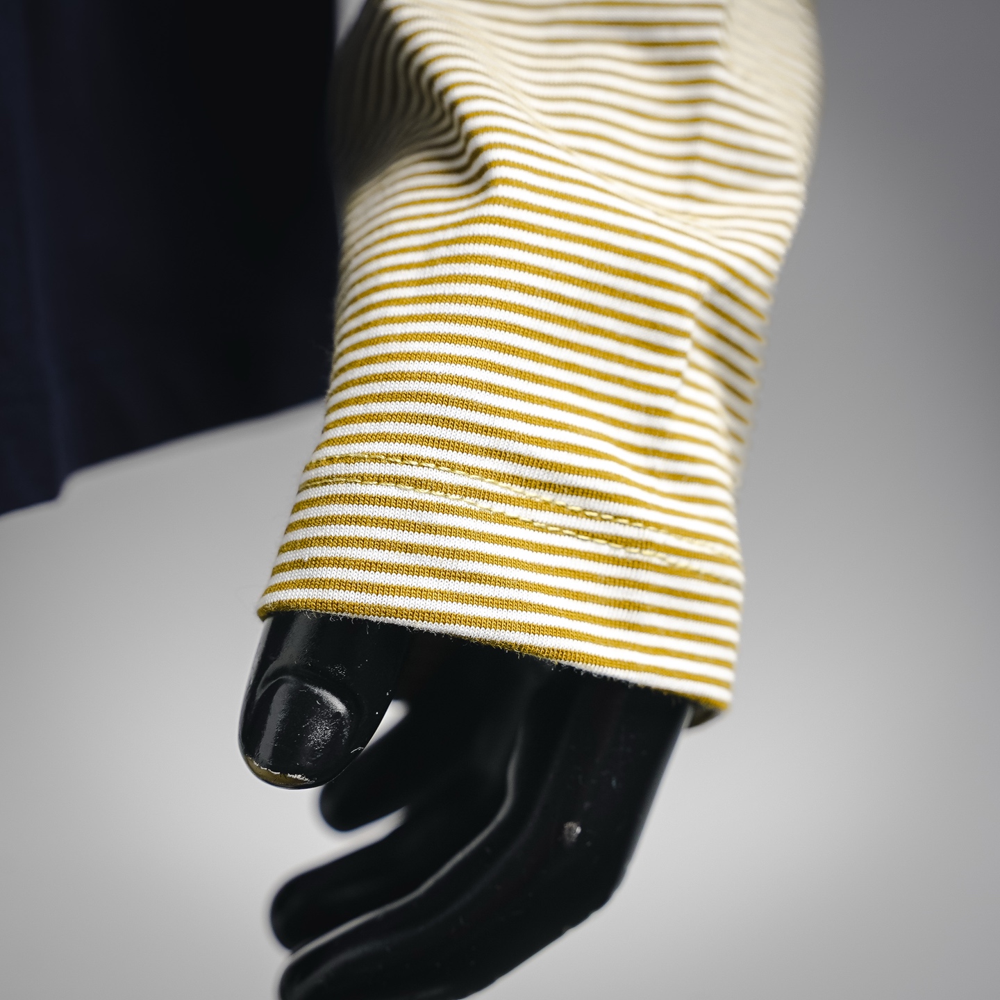 Miu two-layer polo sweatshirt