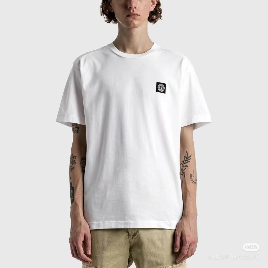 Stone embroidered t-shirt