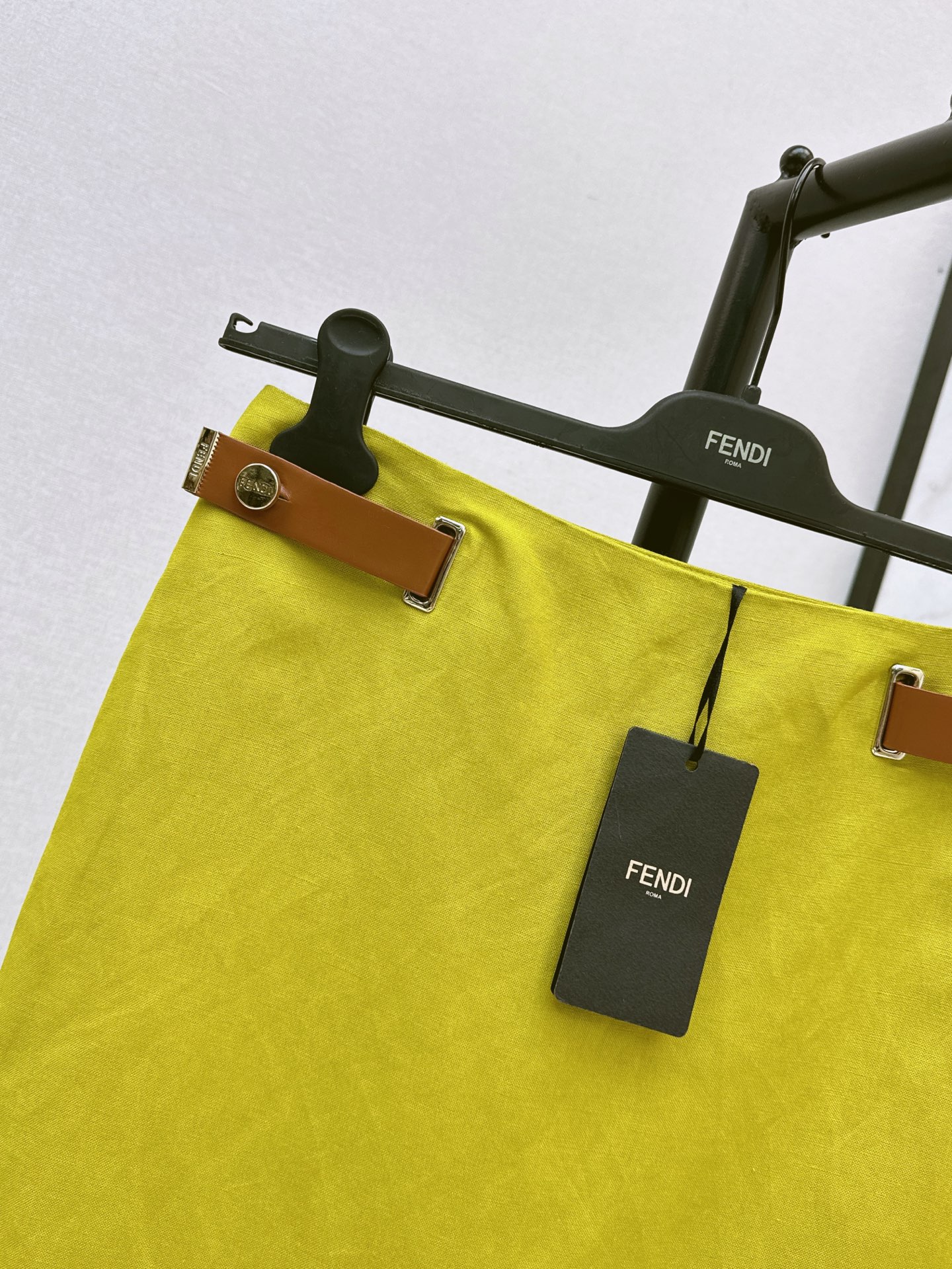 Fend 26ss linen skirt