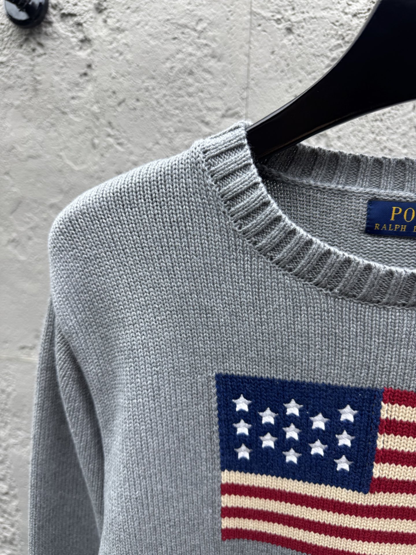 Ralph embroidered jacquard sweater