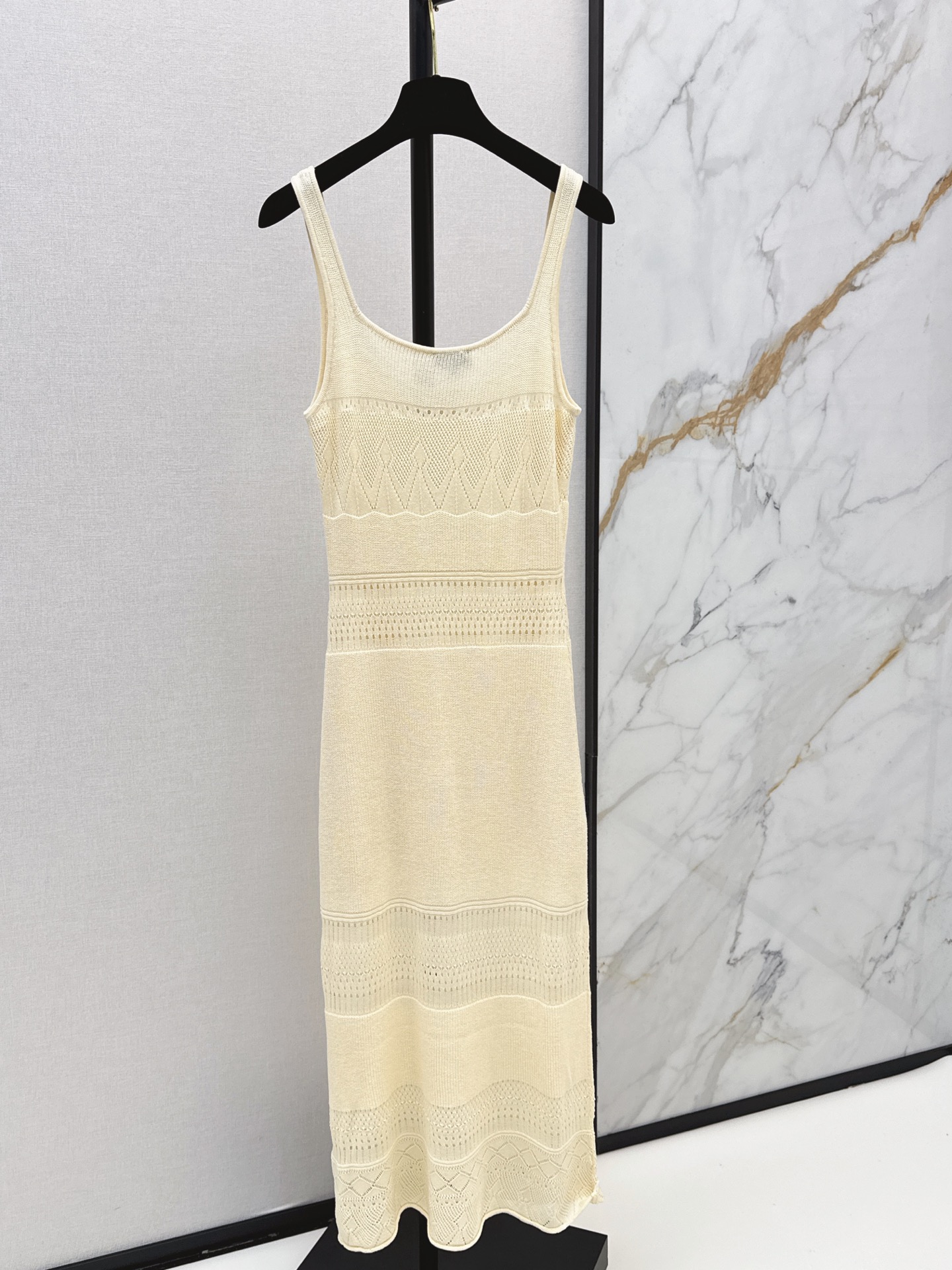 Chan 26ss hollow slip dress
