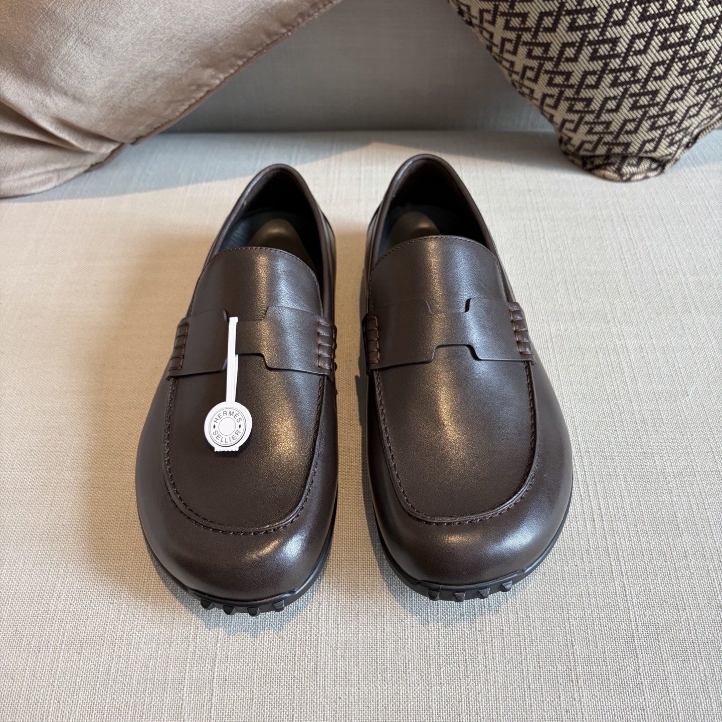 Herm leather loafers