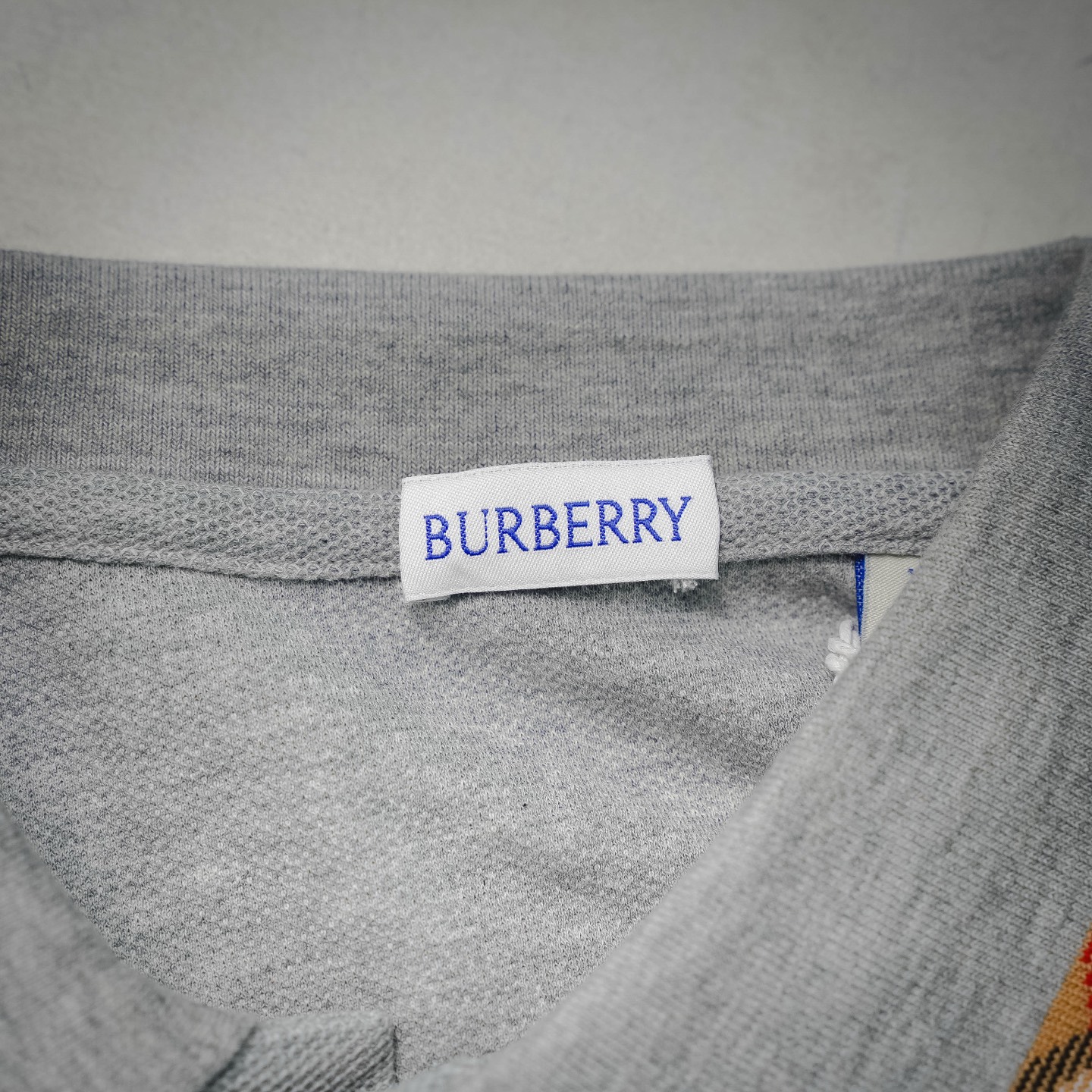 Bur plaid collared Polo