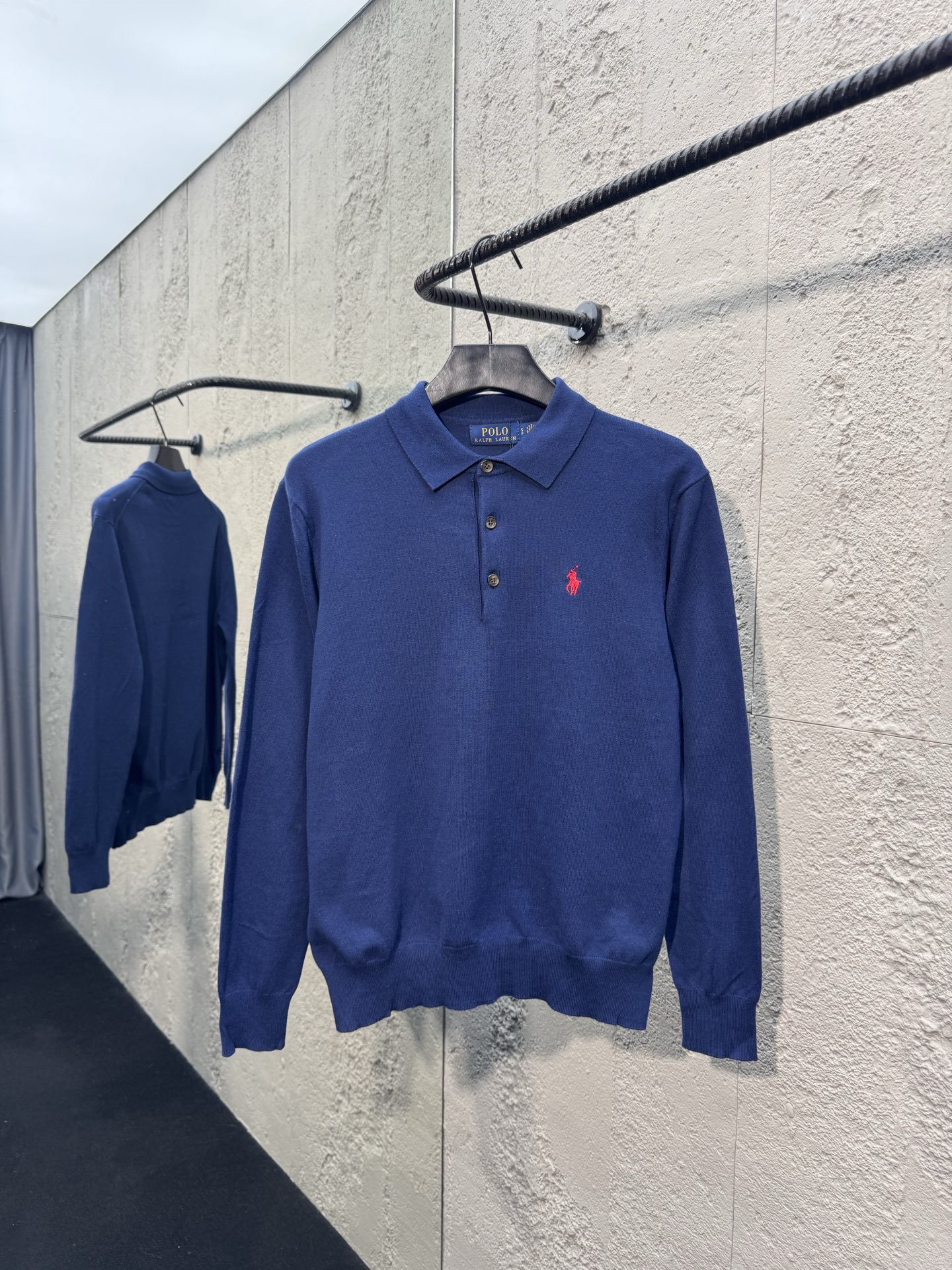 Ralph embroidered knit sweater