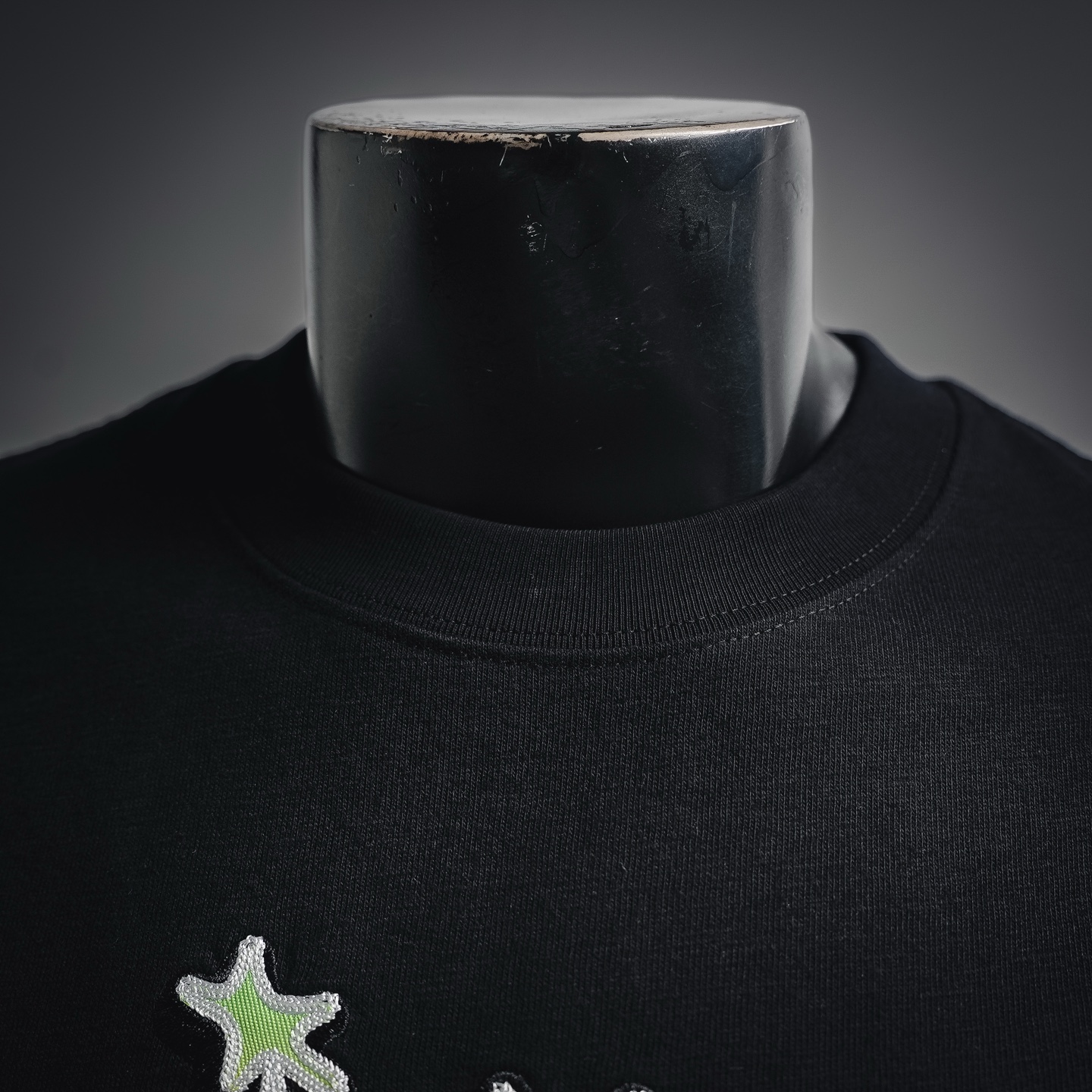 CD gradient applique t-shirt