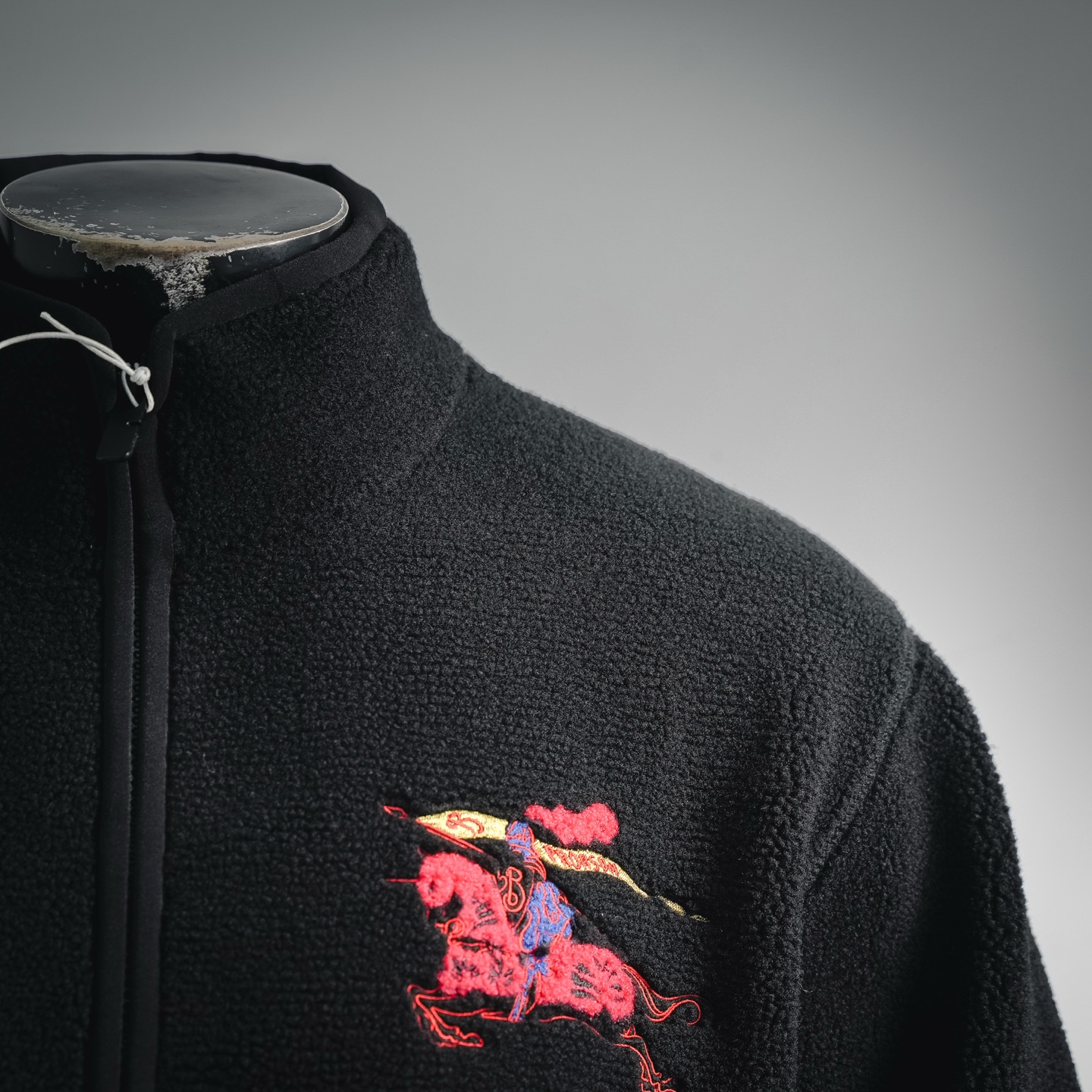 Bur flocked embroidered jacket