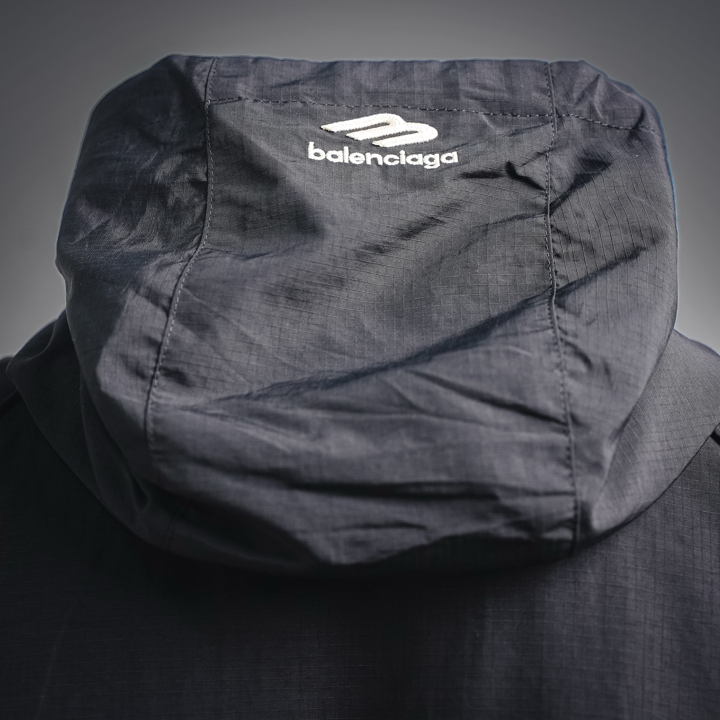 Balen embroidered zip-up jacket