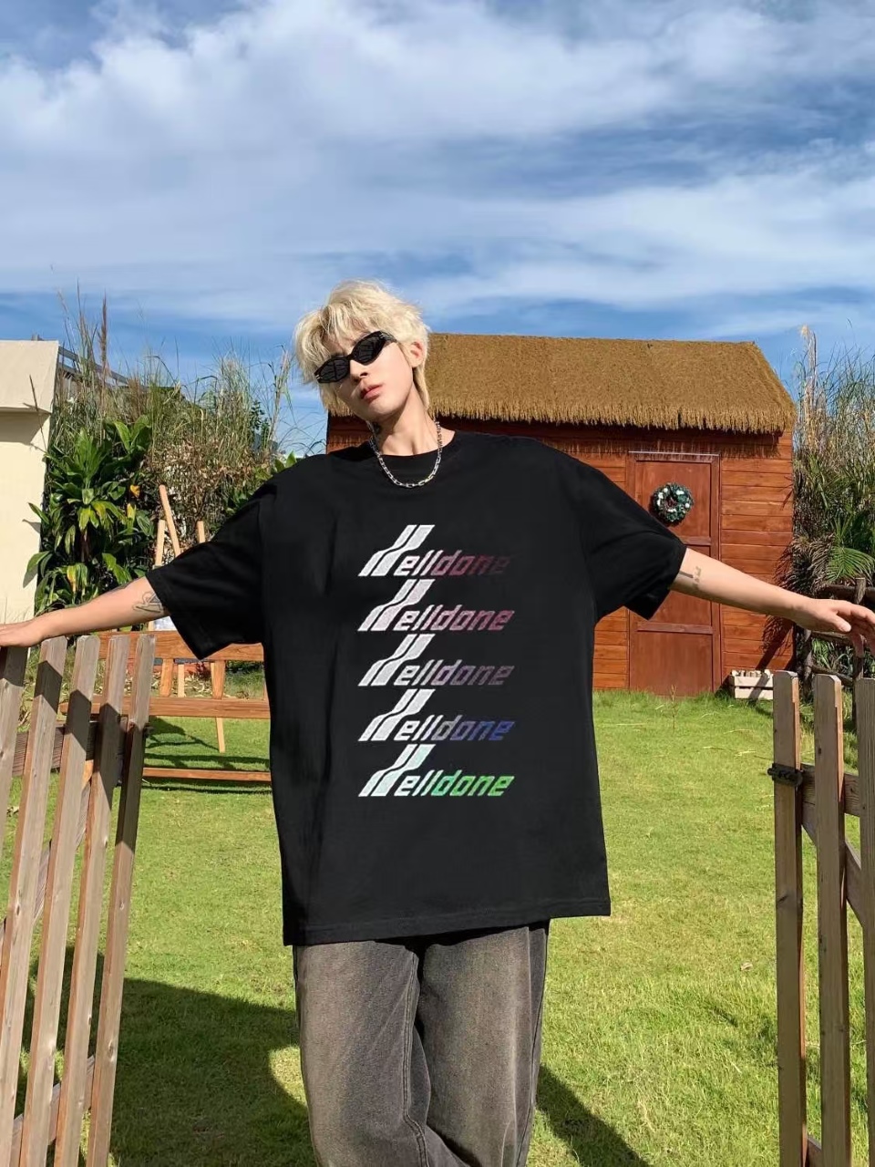 We11 gradient printed t-shirt