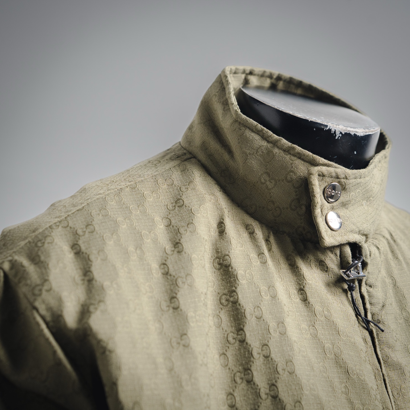 Guc all-over collared jacket
