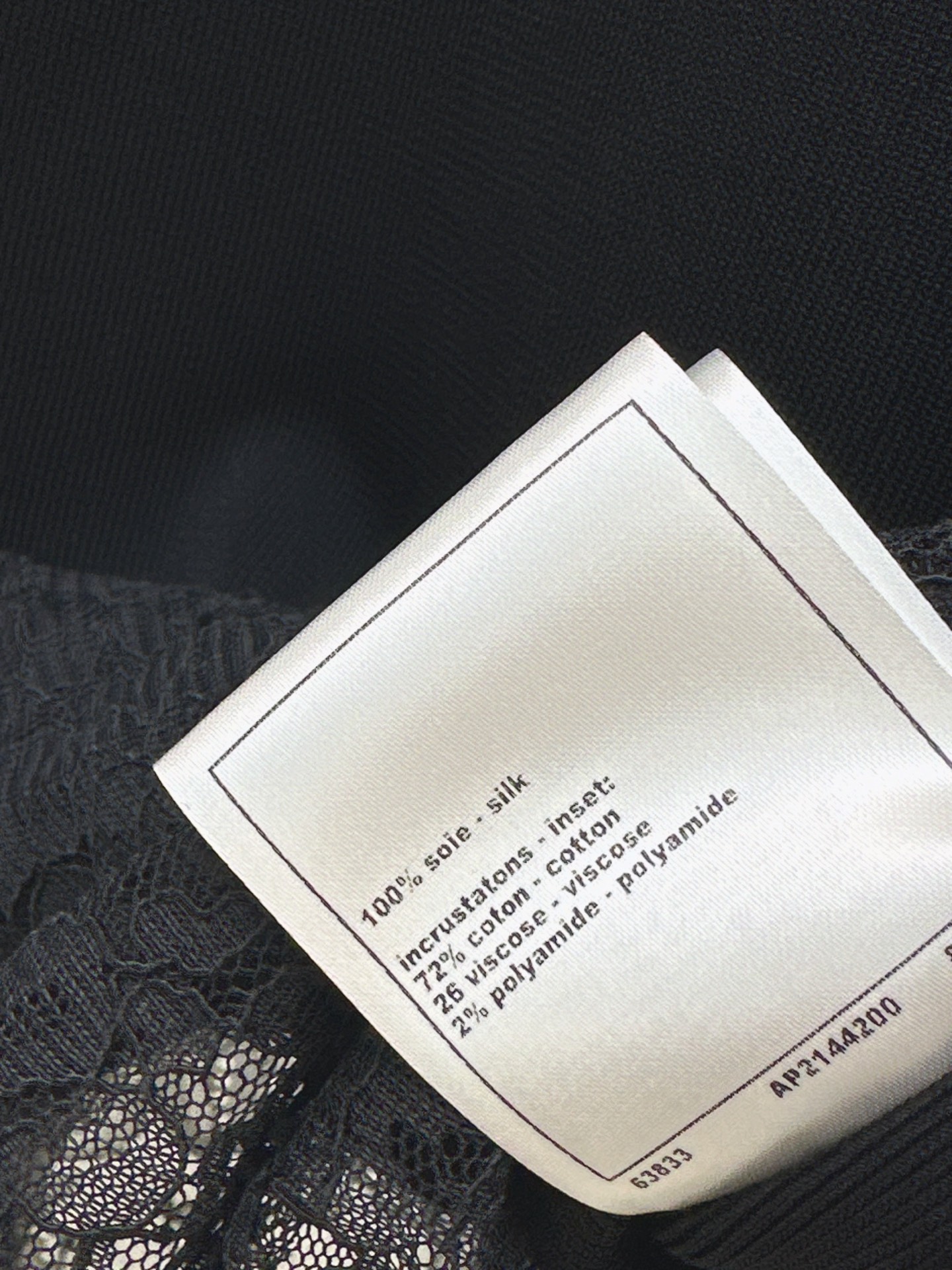 Chan 26ss lace slip dress