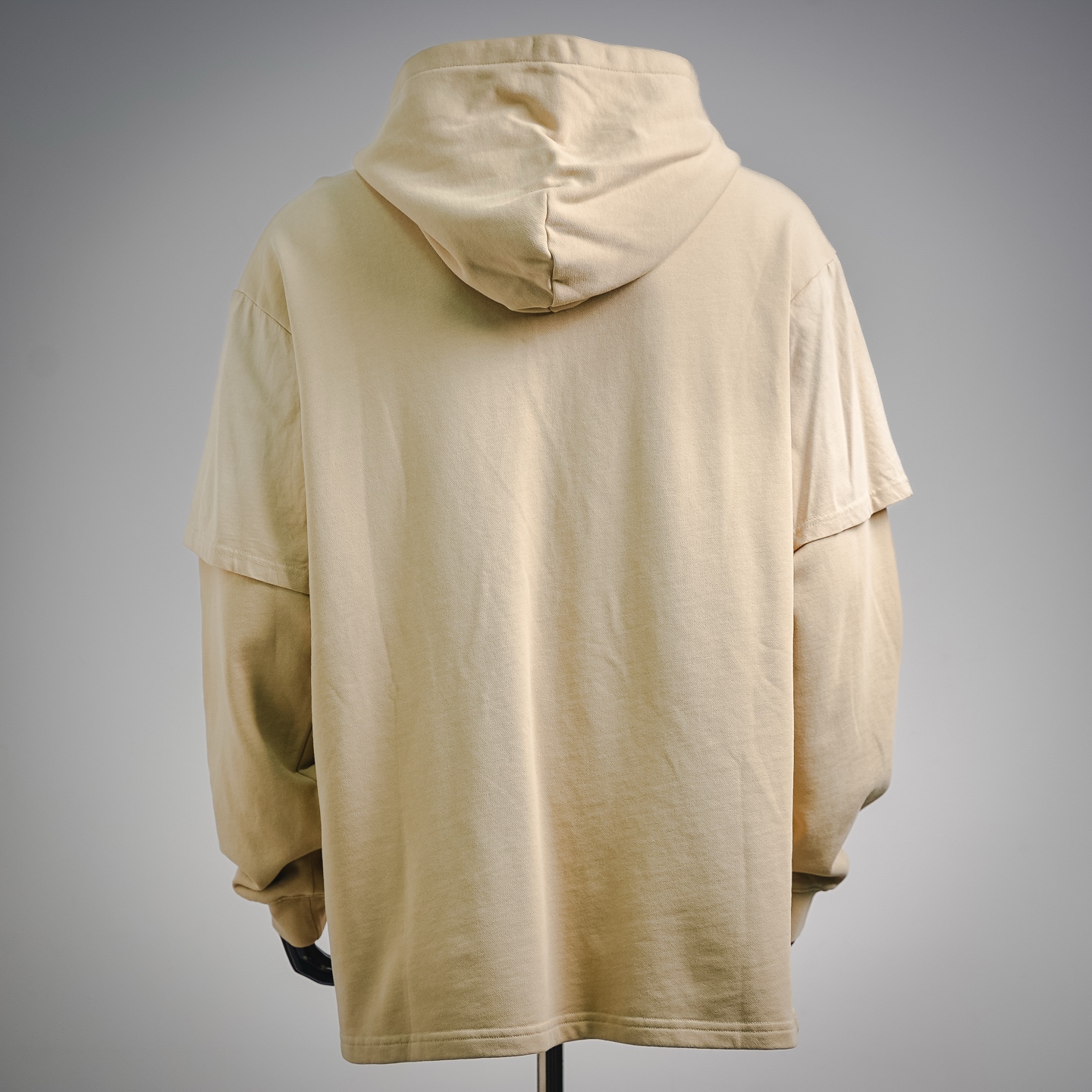 Acne washed layered hoodie
