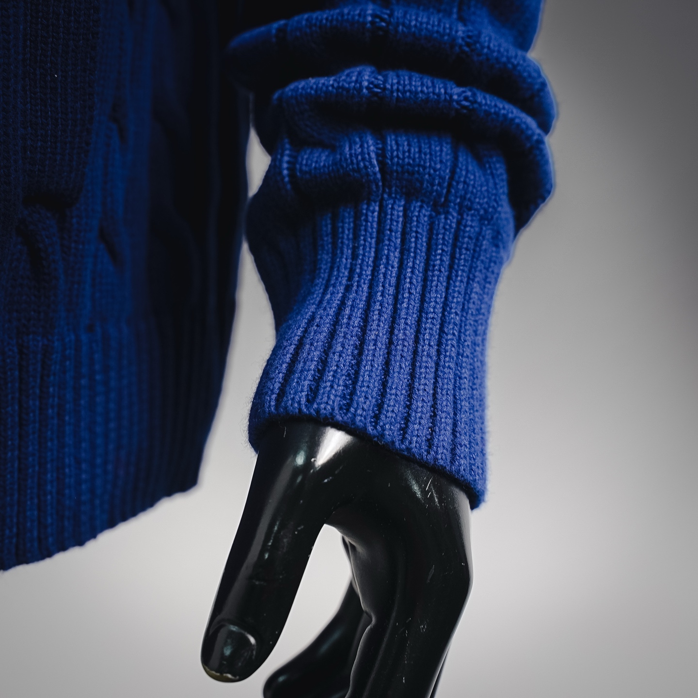 Ralph knit sweater zip-up coat