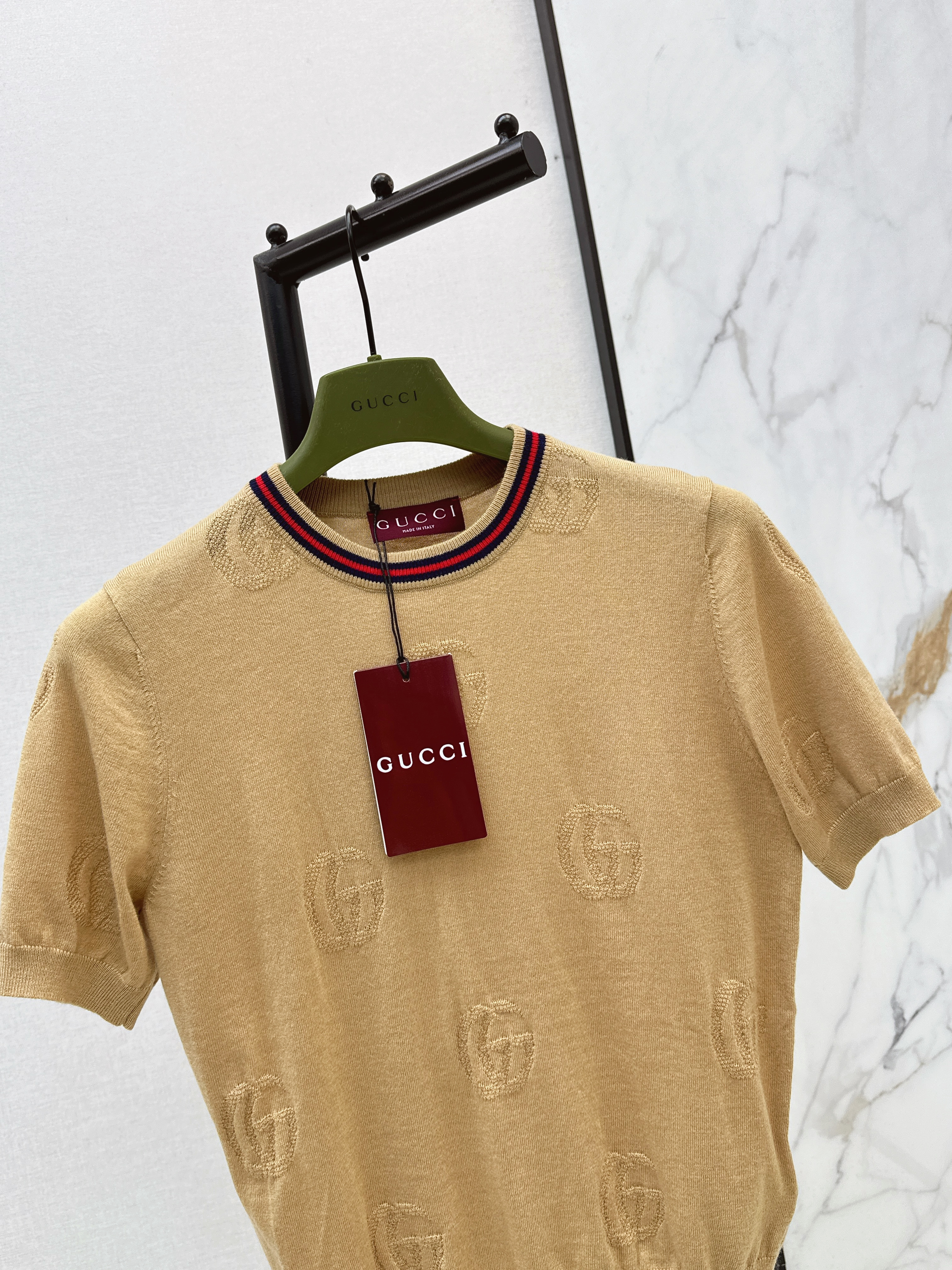 Guc 26ss jacquard sweater