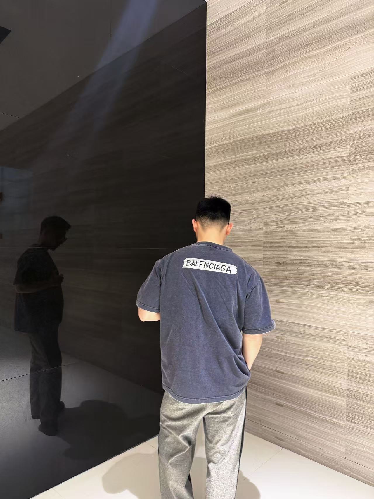 Balen tape-style t-shirt