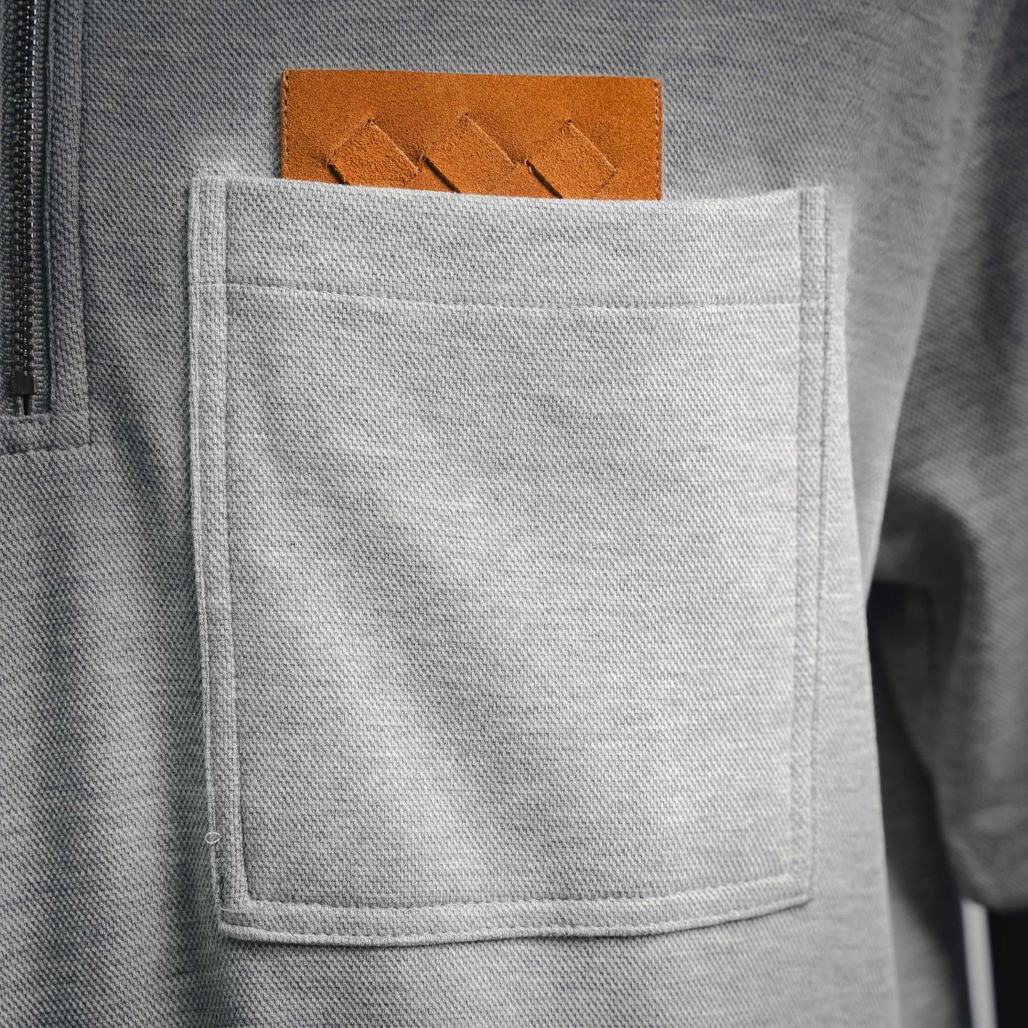 Bottega zip-up t-shirt