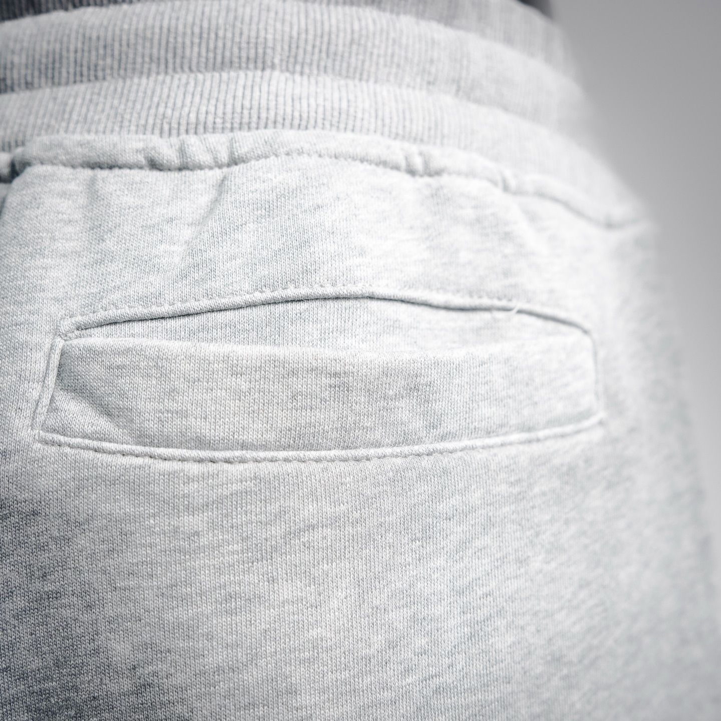 Stone logo badge pants