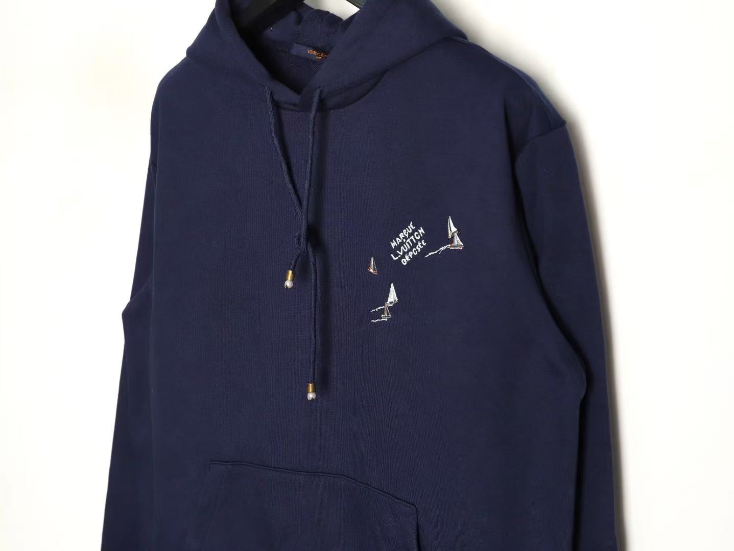 Loui 26ss embroidery hoodie